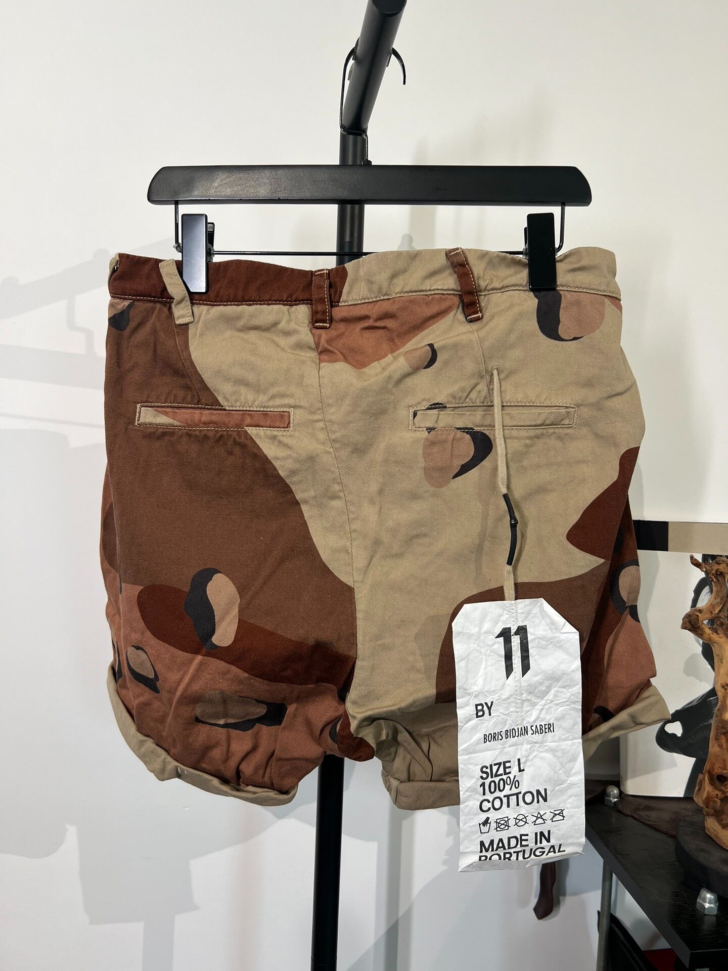 Boris Bidjan Saberi 11by bbs Camo Shorts — front