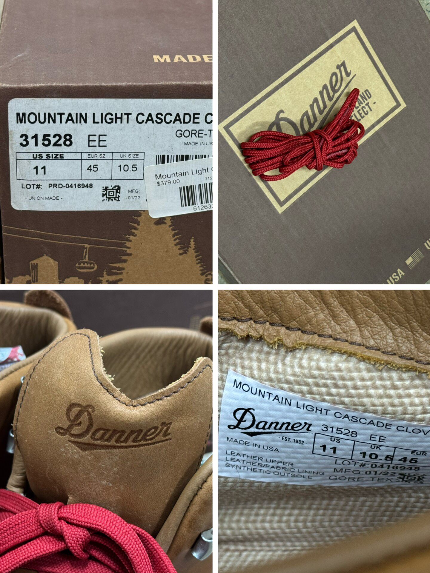 Danner Mountain Light CAS Boots — back