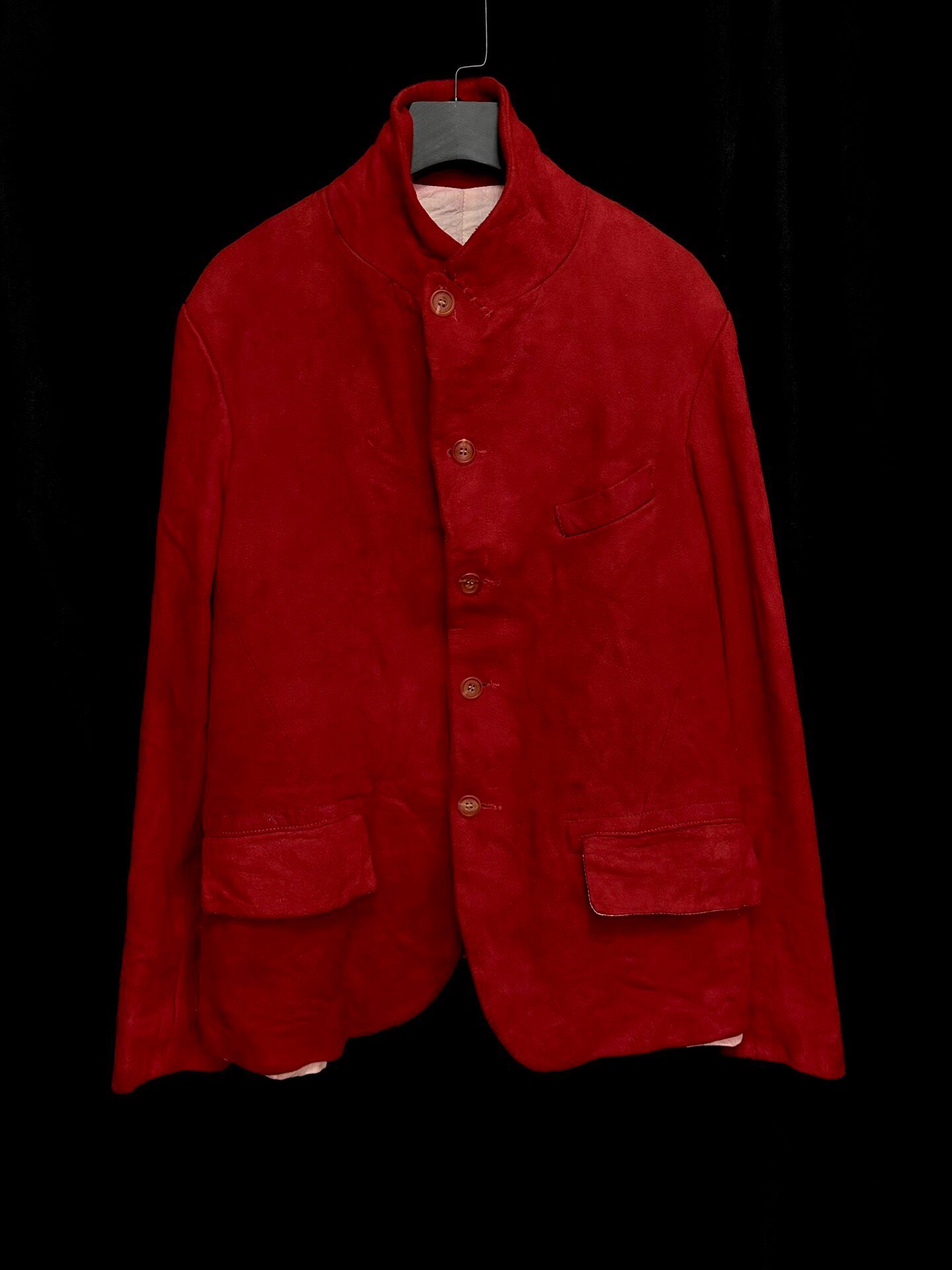 Paul Harnden Red Suede Blazer