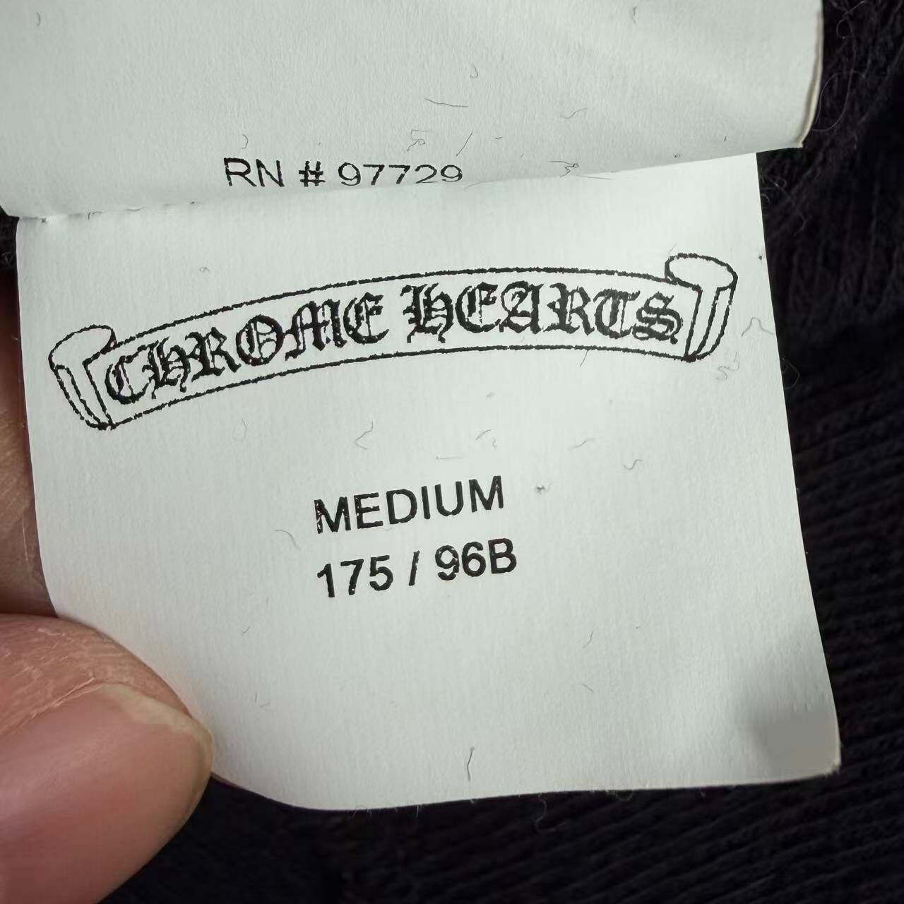 Chrome Hearts Cross Patch Knit Sweatshirt — label