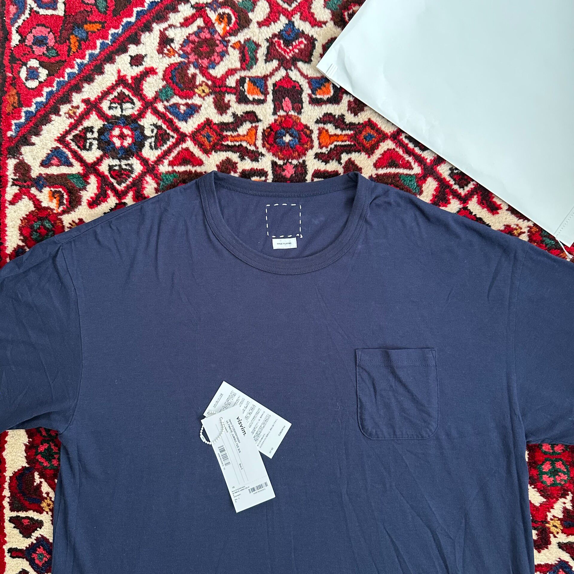 Visvim 25AW Jumbo Short Sleeve T-Shirt — back