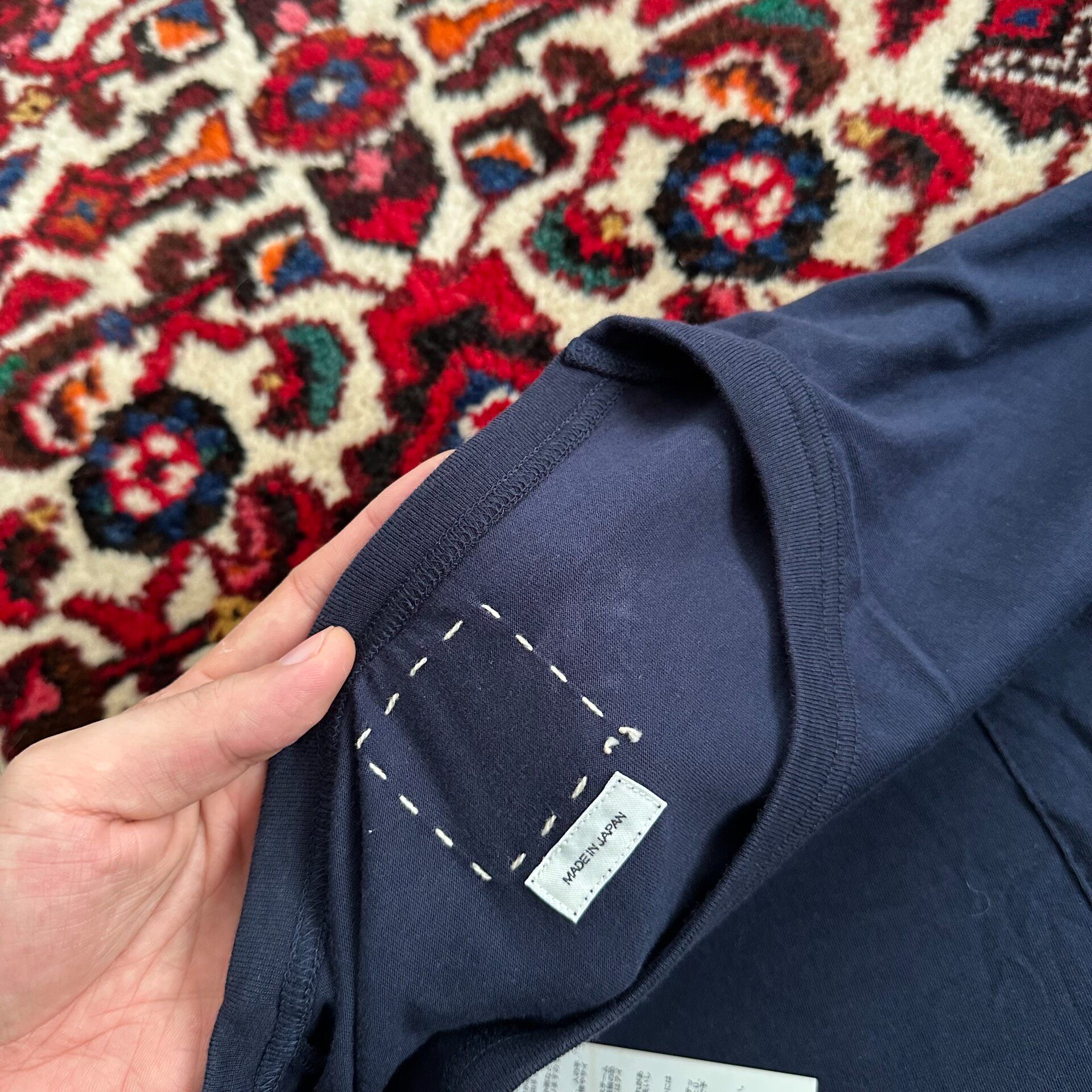 Visvim 25AW Jumbo Short Sleeve T-Shirt — label