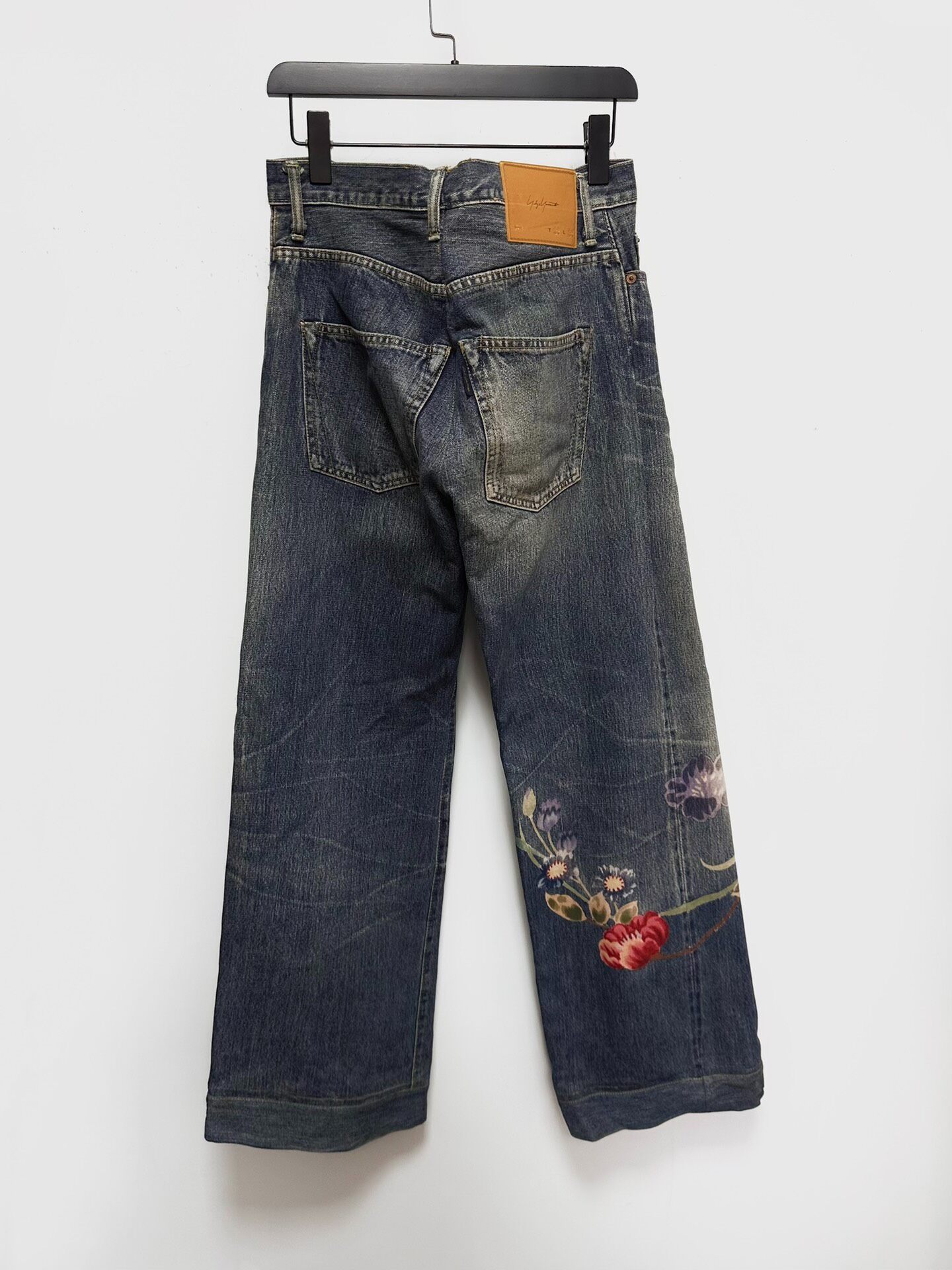 Yohji Yamamoto 02AW Yuzen Denim Jeans — front