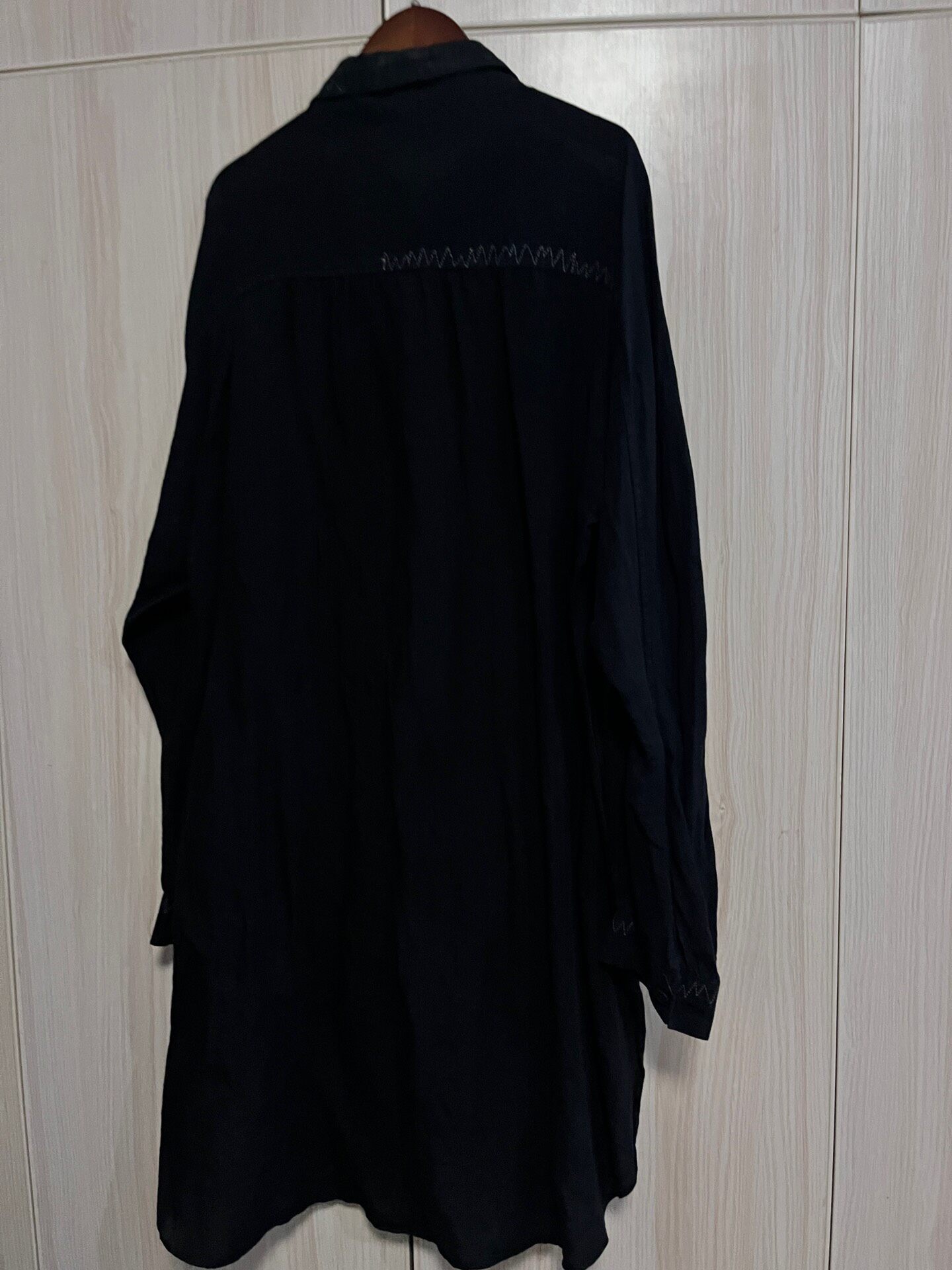 Yohji Yamamoto 24ss Black Linen Shirt — front