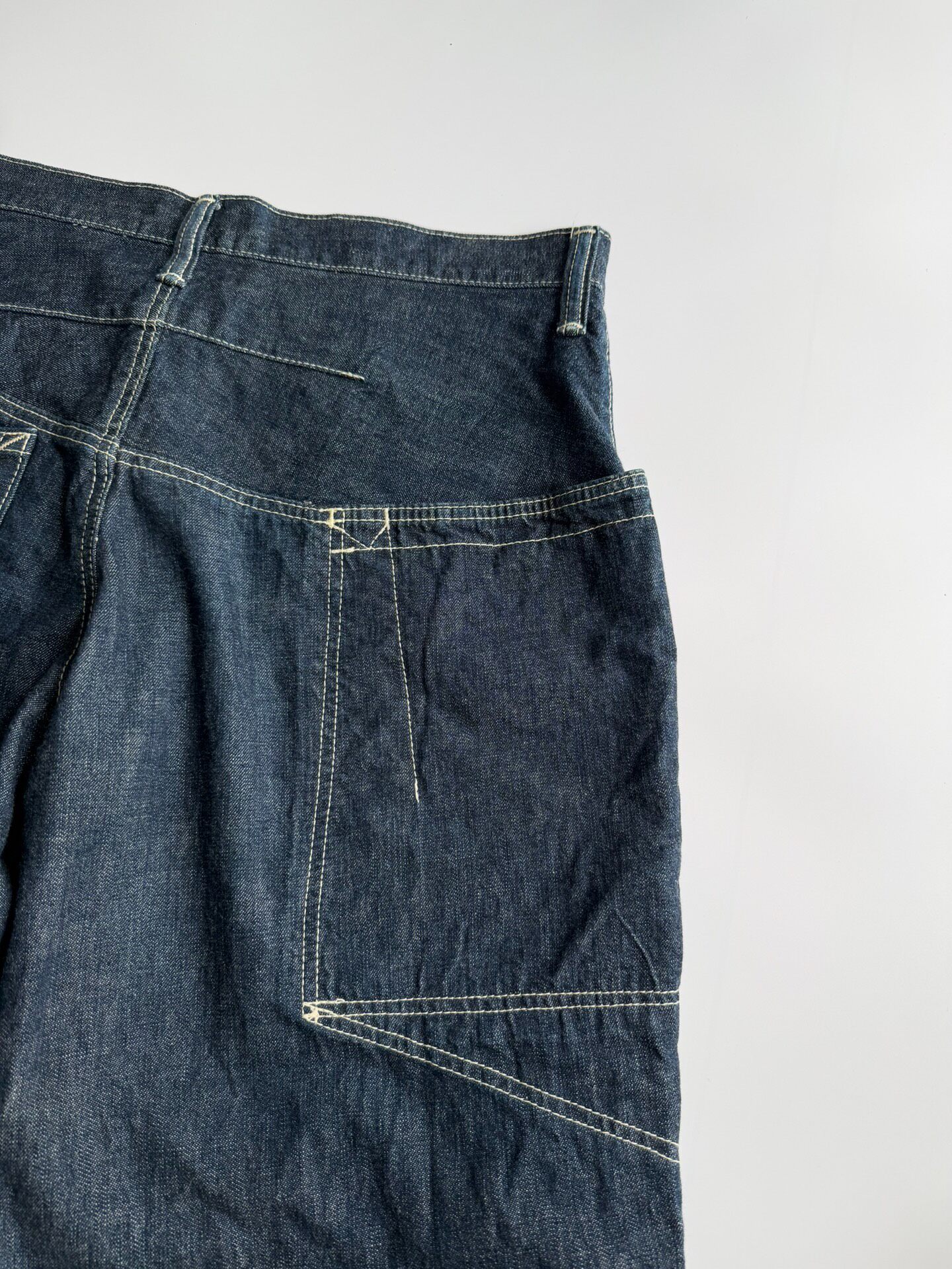 Y's Yohji Yamamoto Loose Denim Jeans — detail