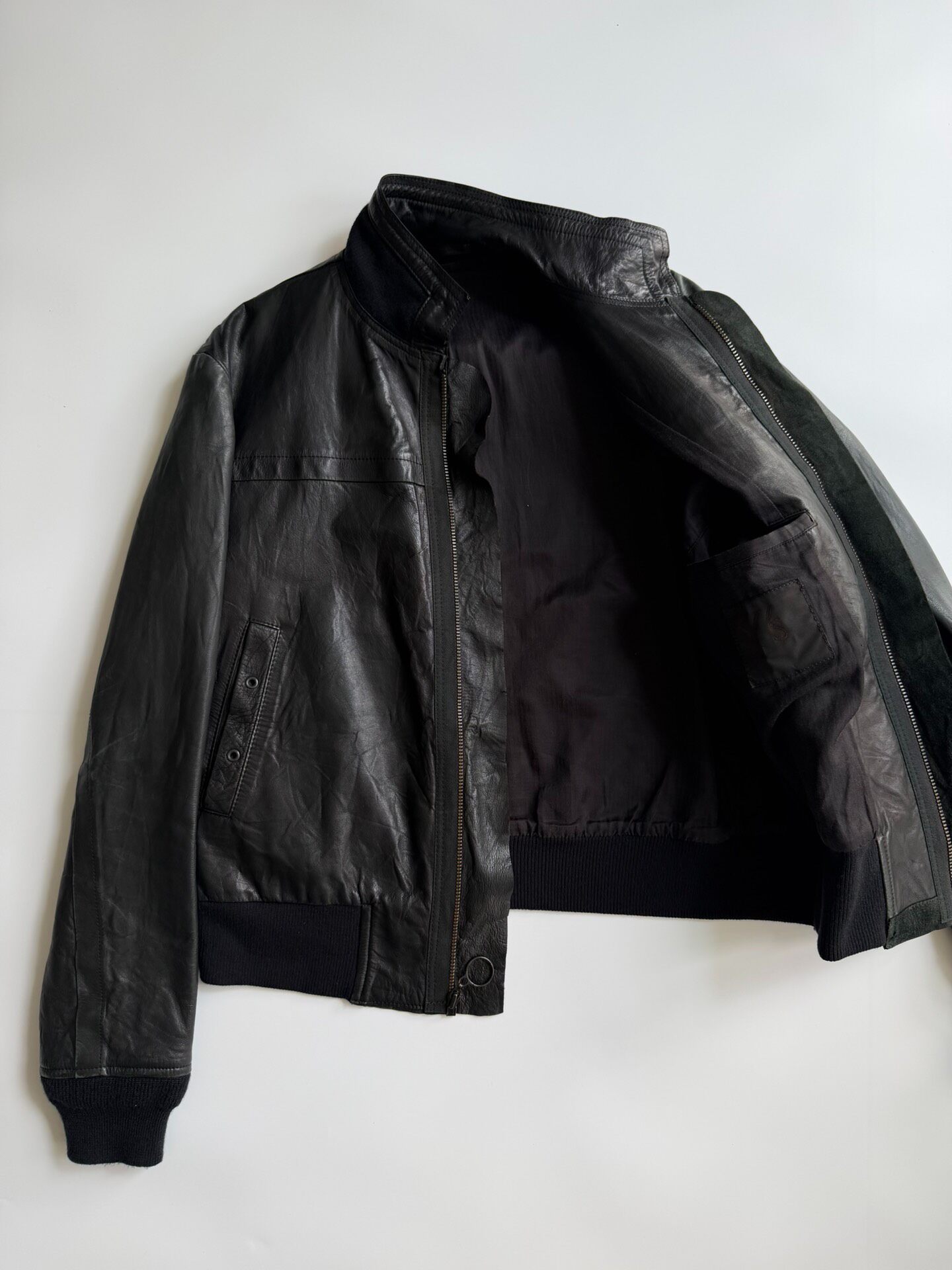 Yohji Yamamoto Y’s for Men Leather Jacket — detail