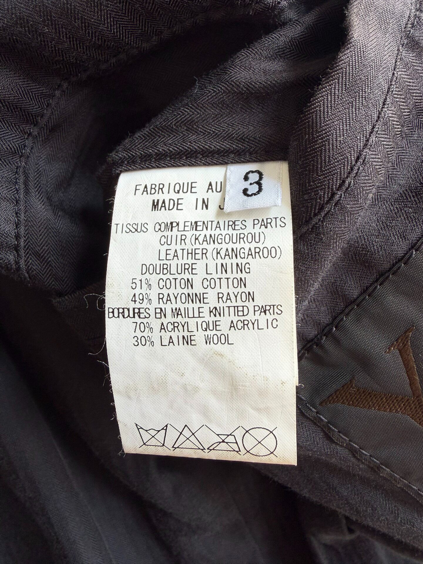 Yohji Yamamoto Y’s for Men Leather Jacket — back