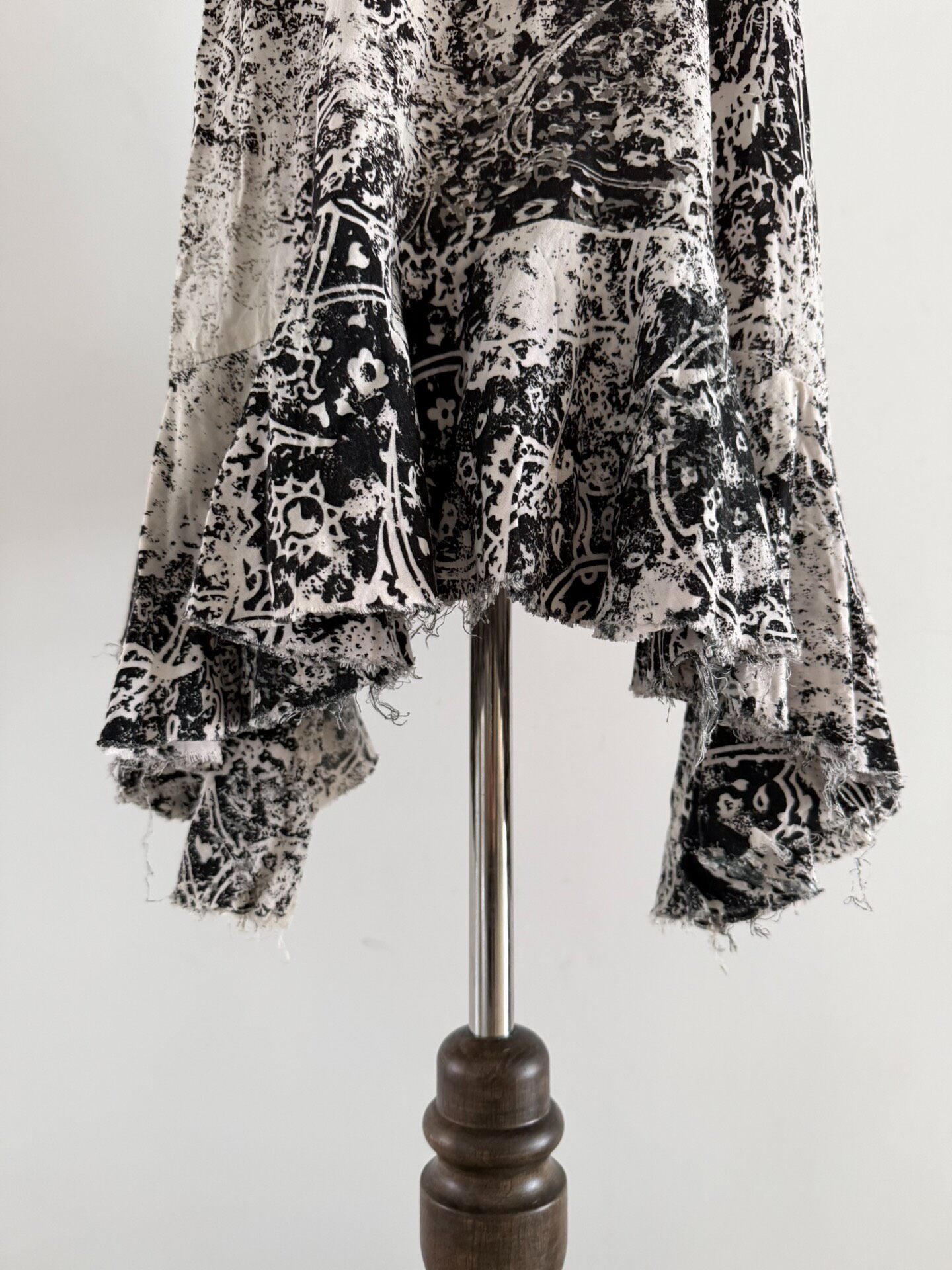 Y's Yohji Yamamoto Irregular Midi Skirt — label