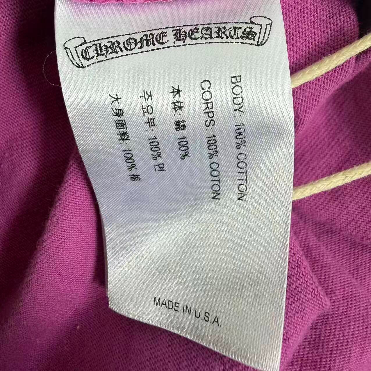 Chrome Hearts Matty Boy Purple Long Sleeve Tee — back