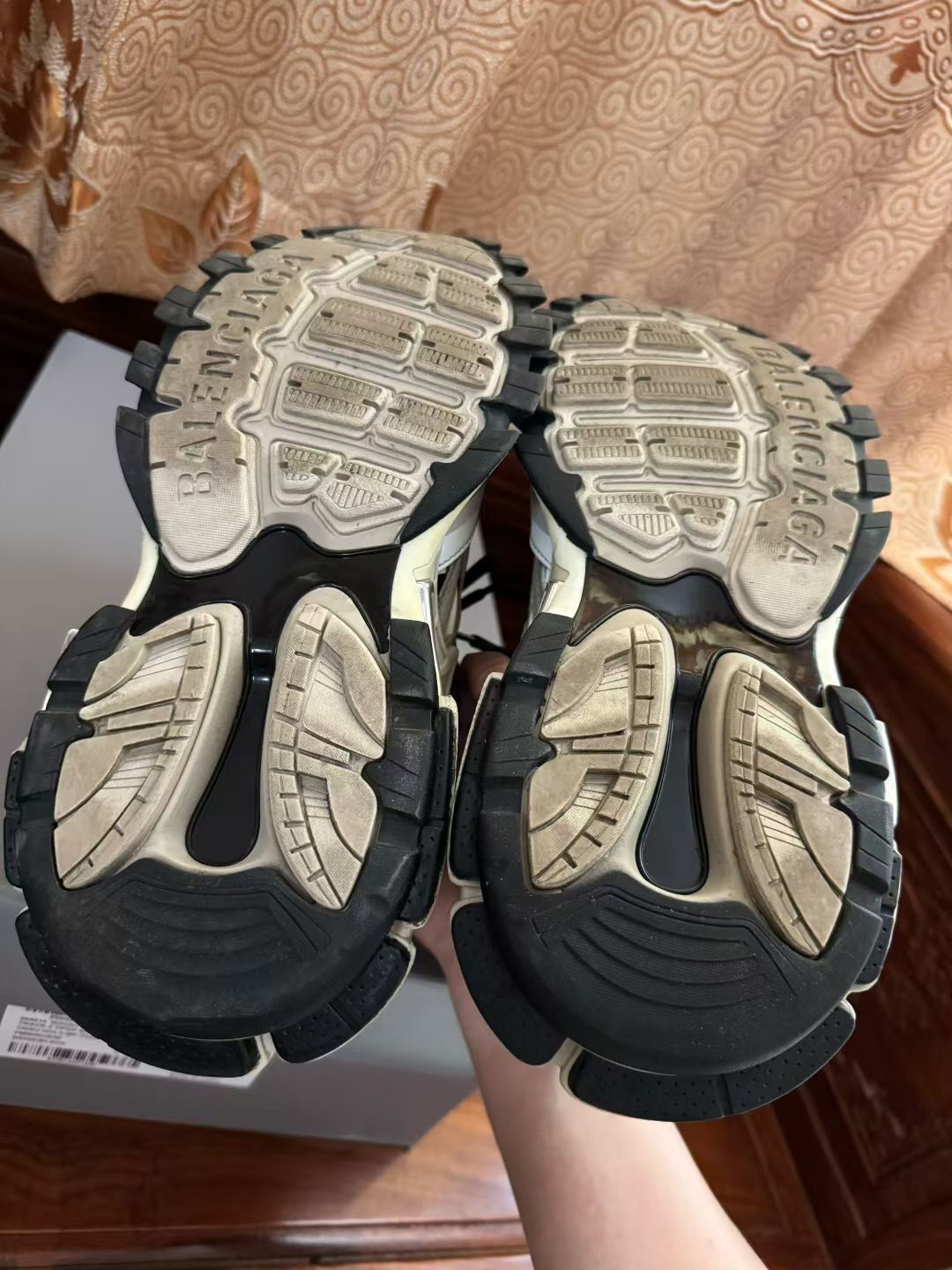 Balenciaga Track 2.0 Mesh Sneakers — label
