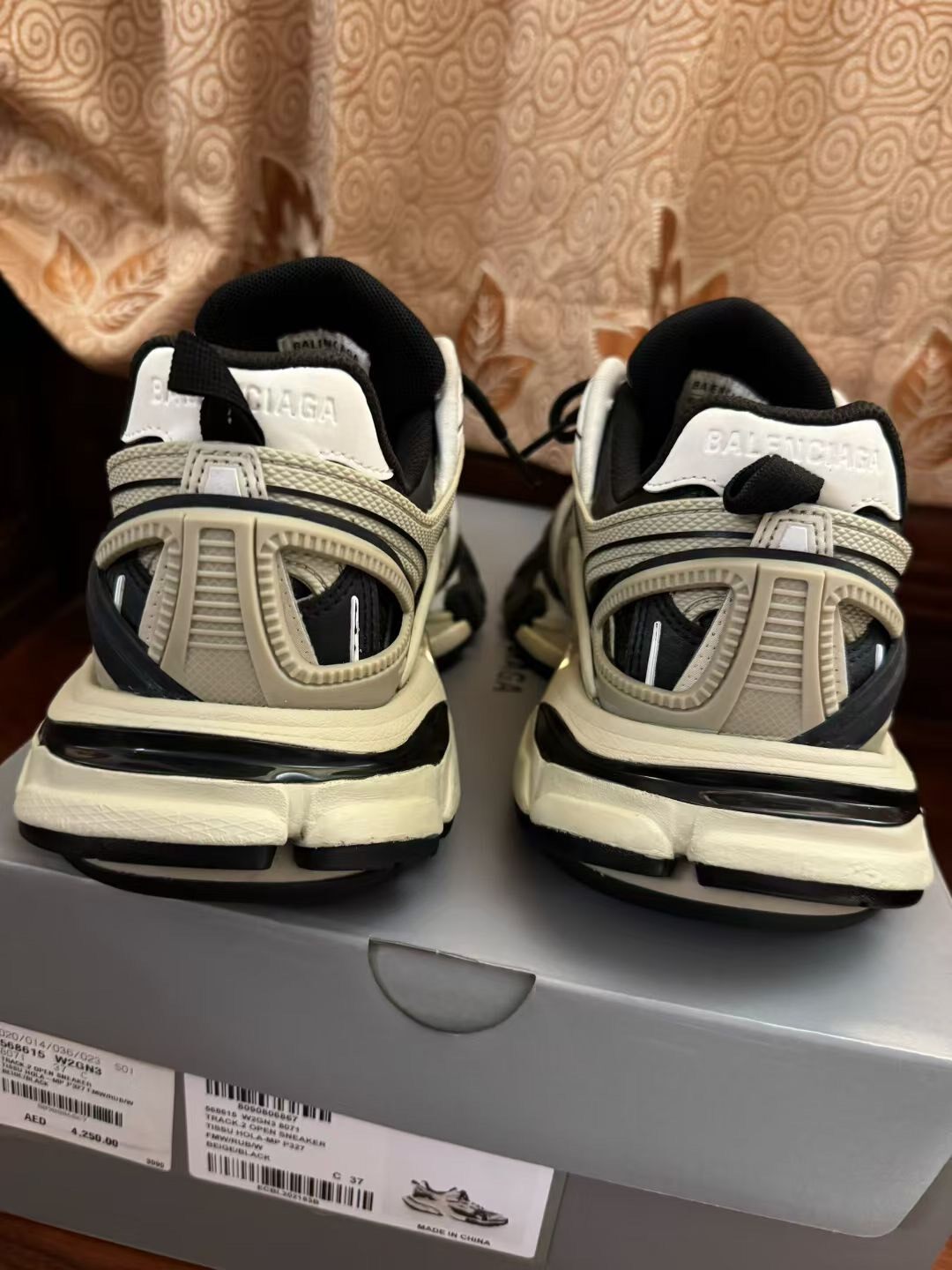 Balenciaga Track 2.0 Mesh Sneakers — back
