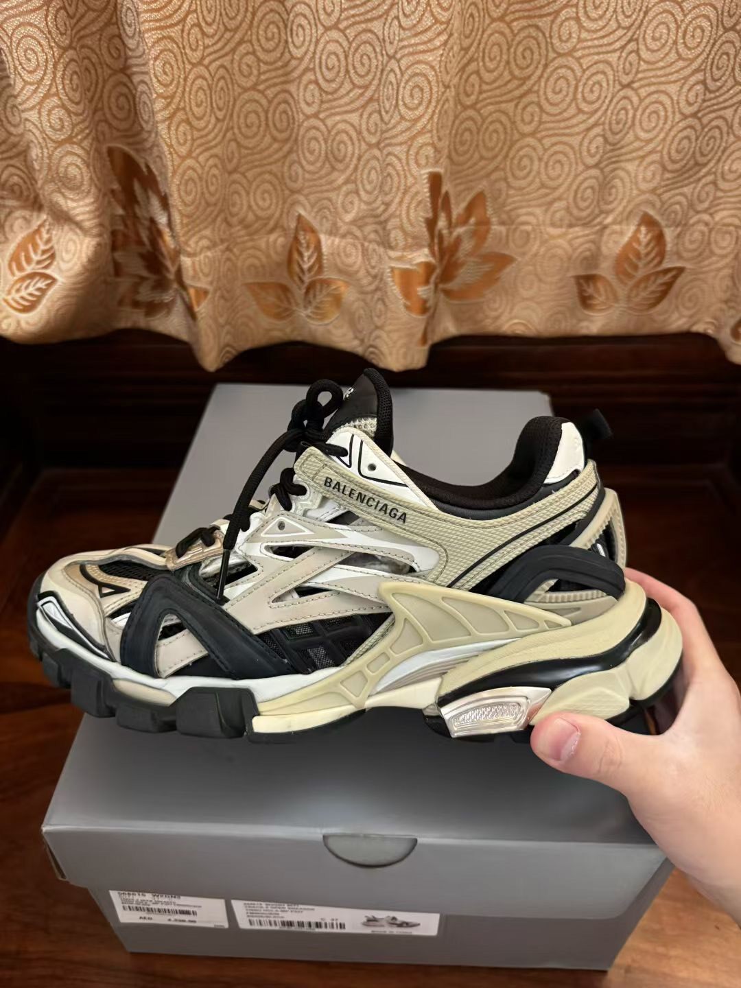 Balenciaga Track 2.0 Mesh Sneakers — detail