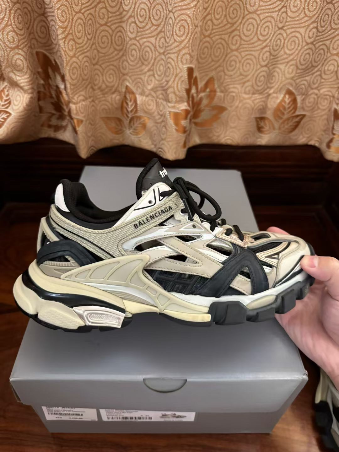 Balenciaga Track 2.0 Mesh Sneakers — front