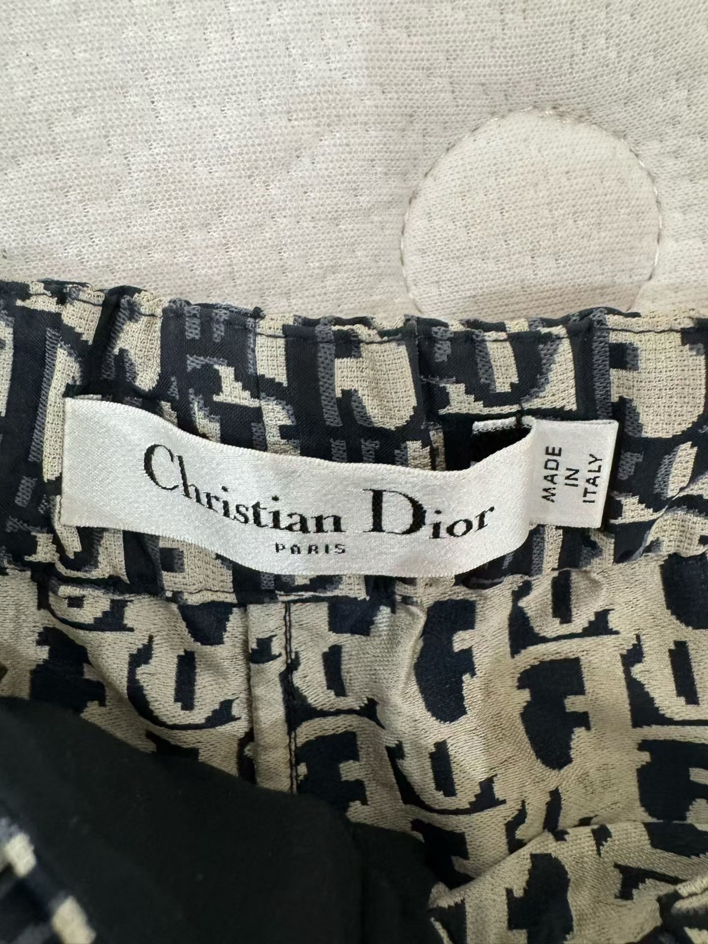 Dior Full Monogram Skirt Short — detail