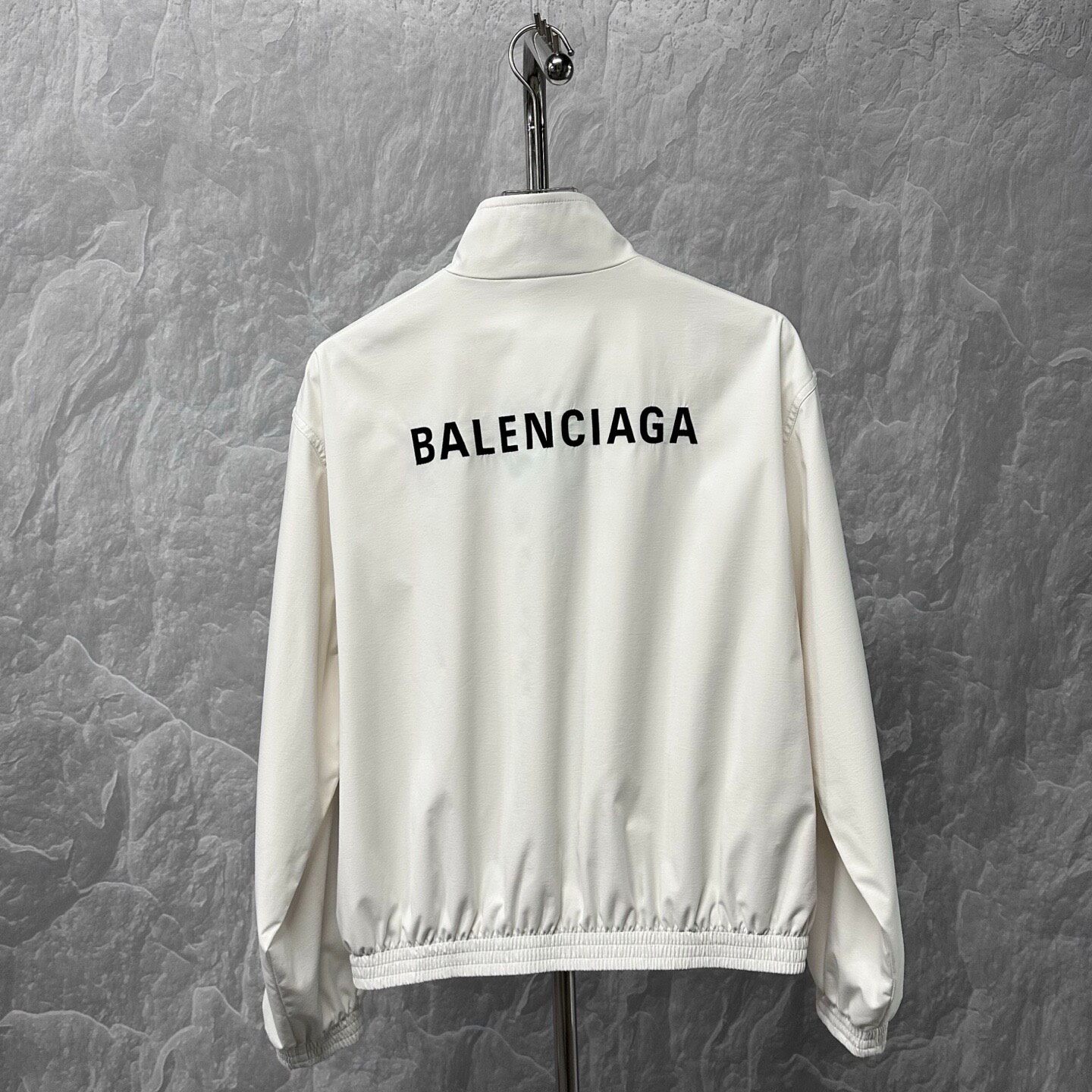Balenciaga SS25 Embroidered Zip Jacket — back