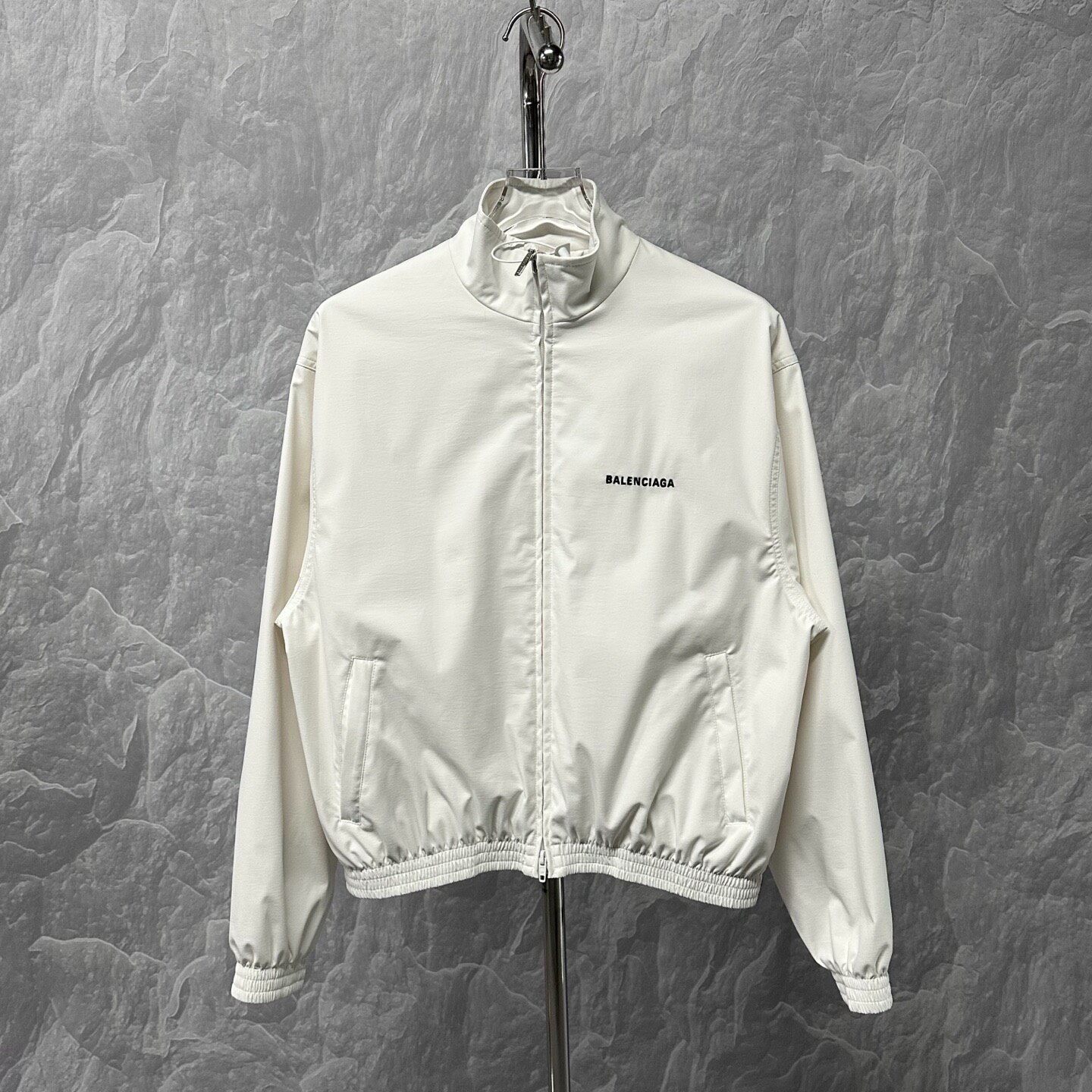 Balenciaga SS25 Embroidered Zip Jacket