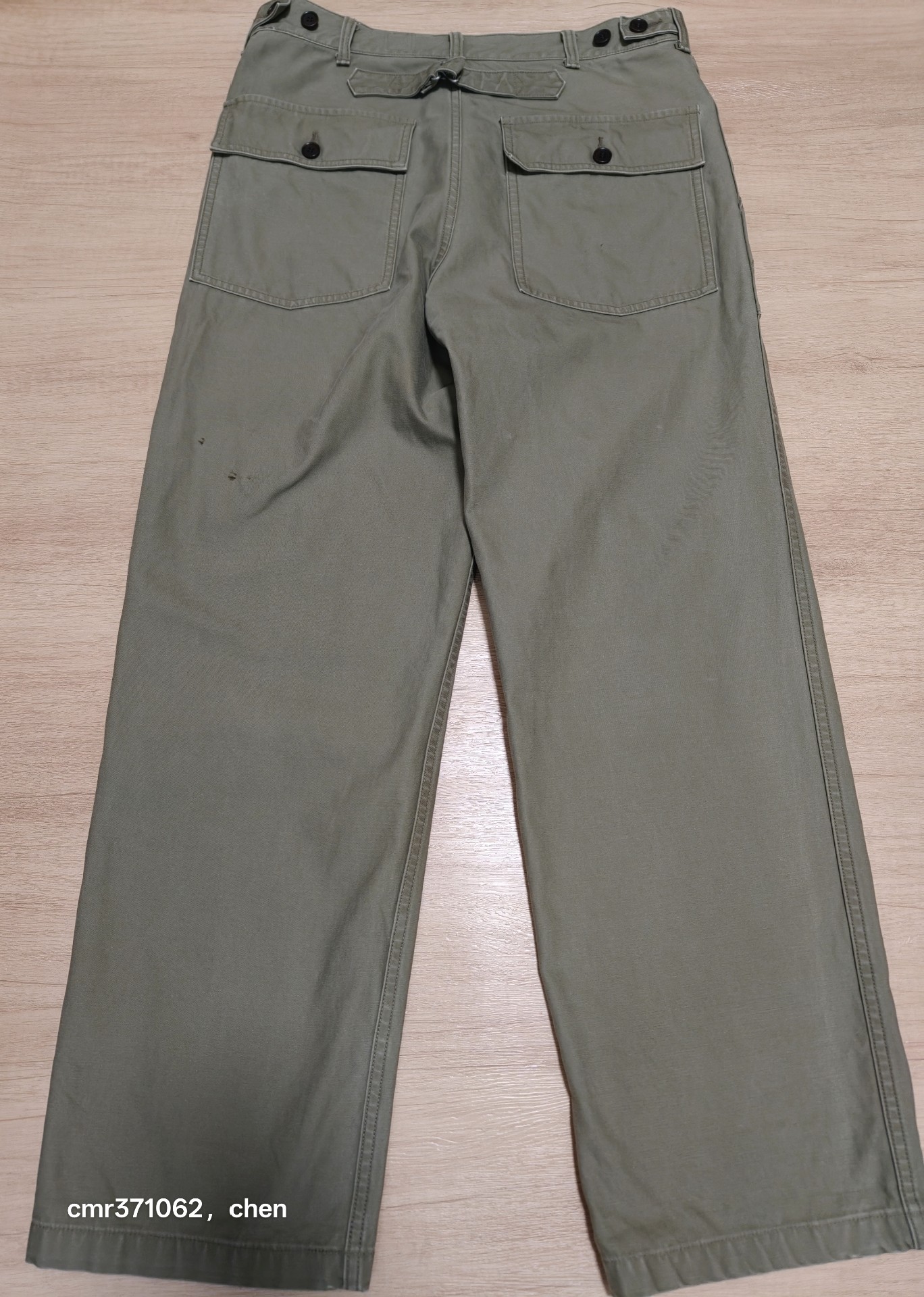 Visvim 22 ICT Alda Pants Olive Green — back