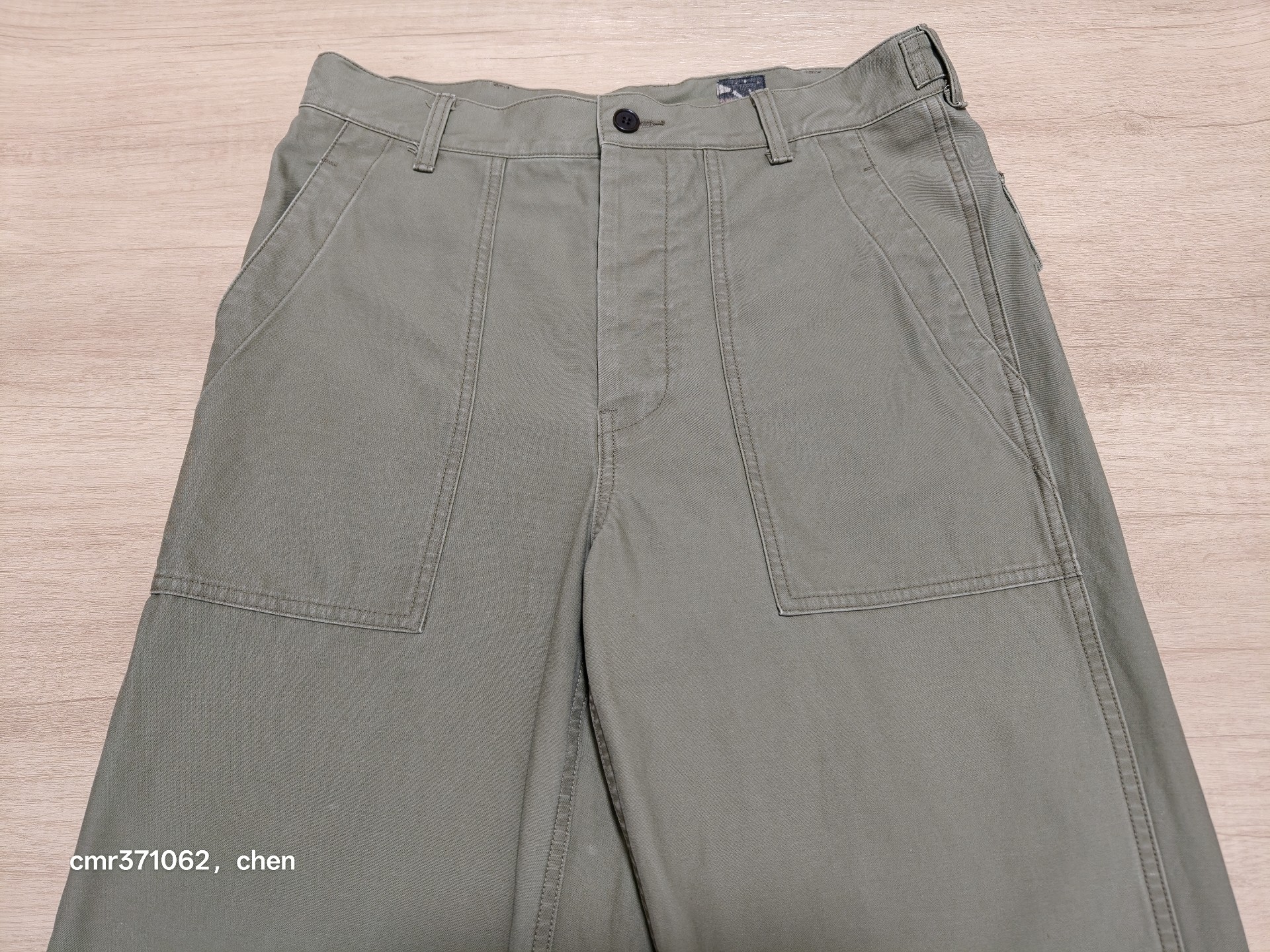 Visvim 22 ICT Alda Pants Olive Green — detail