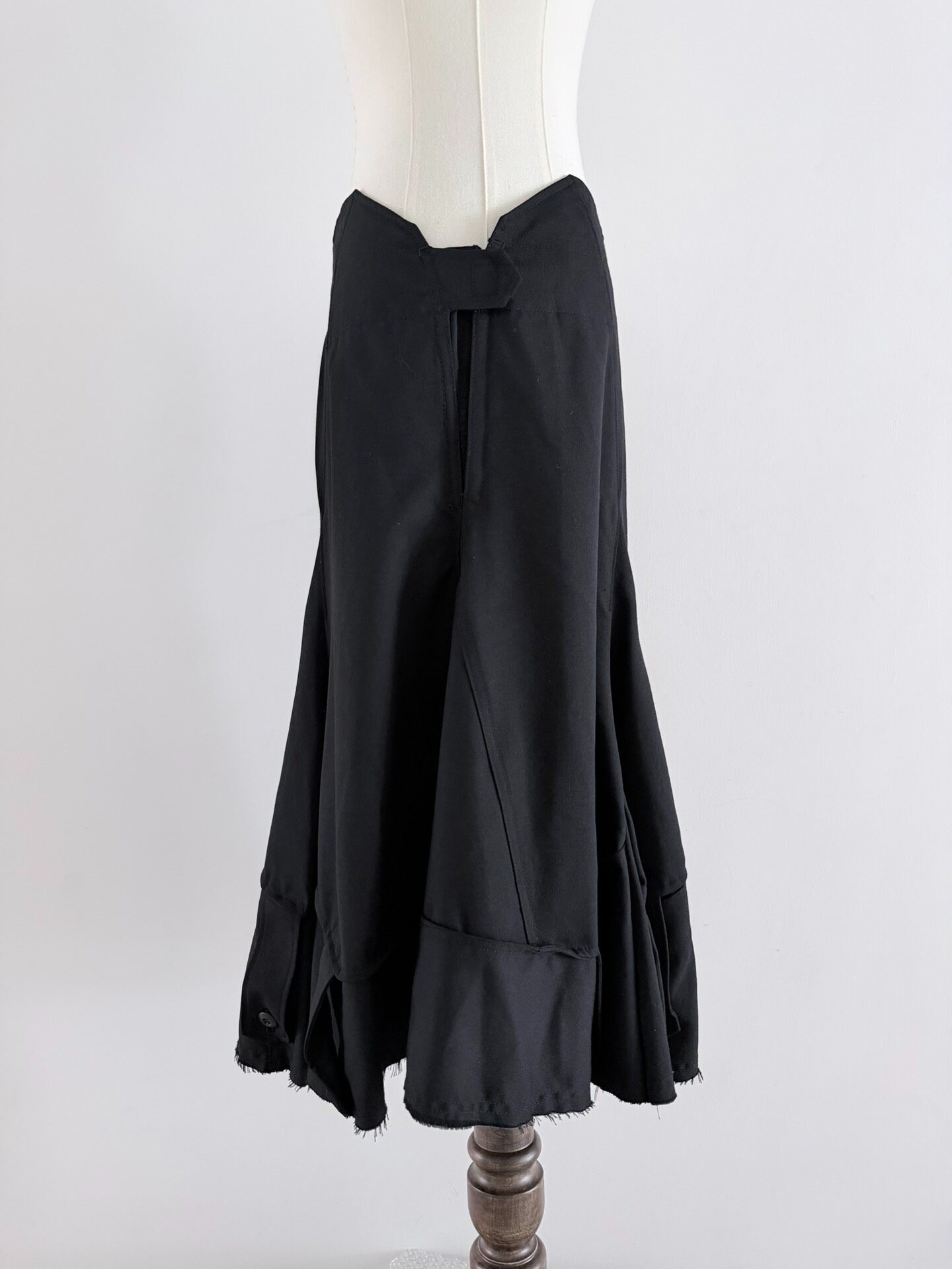 Junya Watanabe 06AW Deconstructed Black Skirt