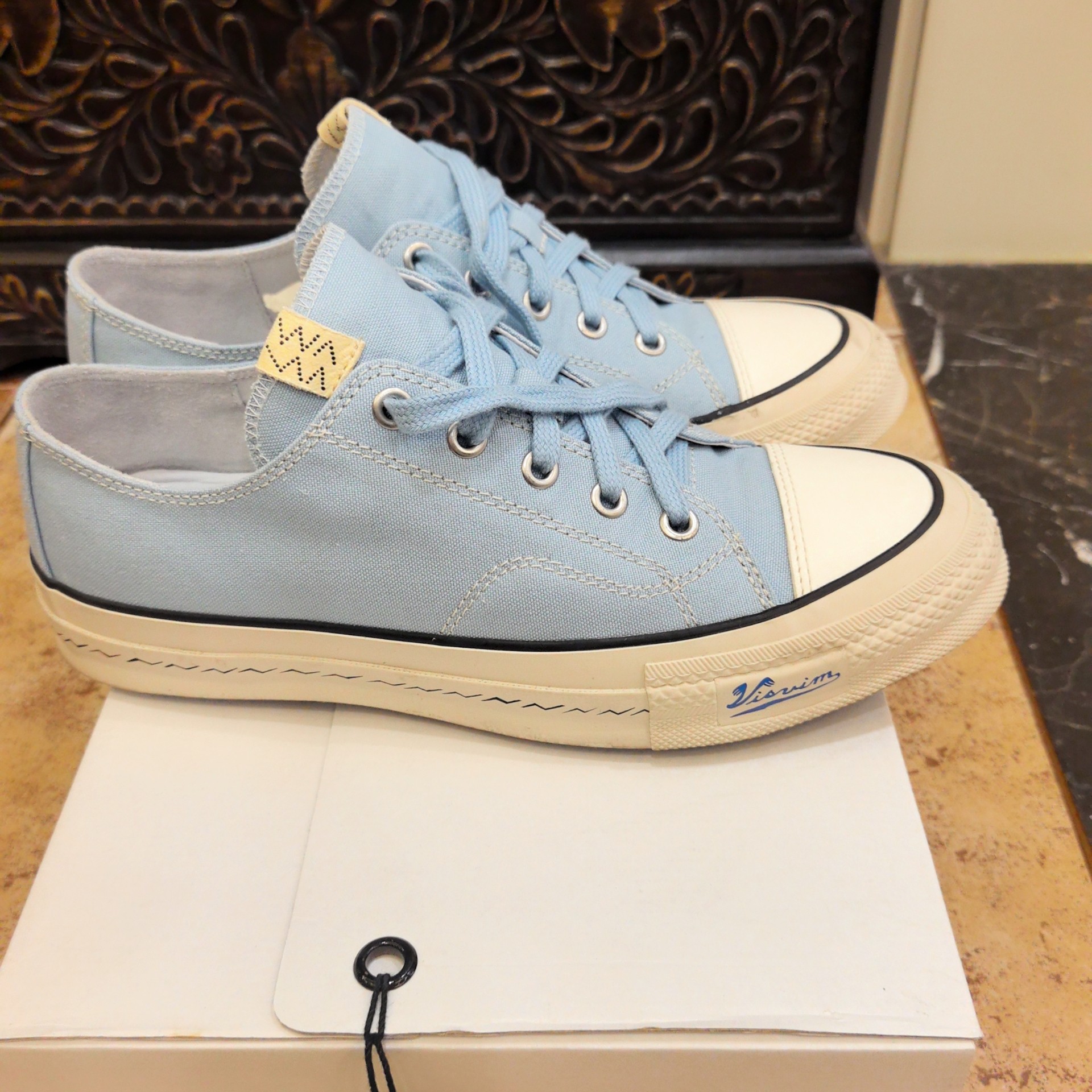 Visvim Skagway L.T. Lo Blue Sneakers