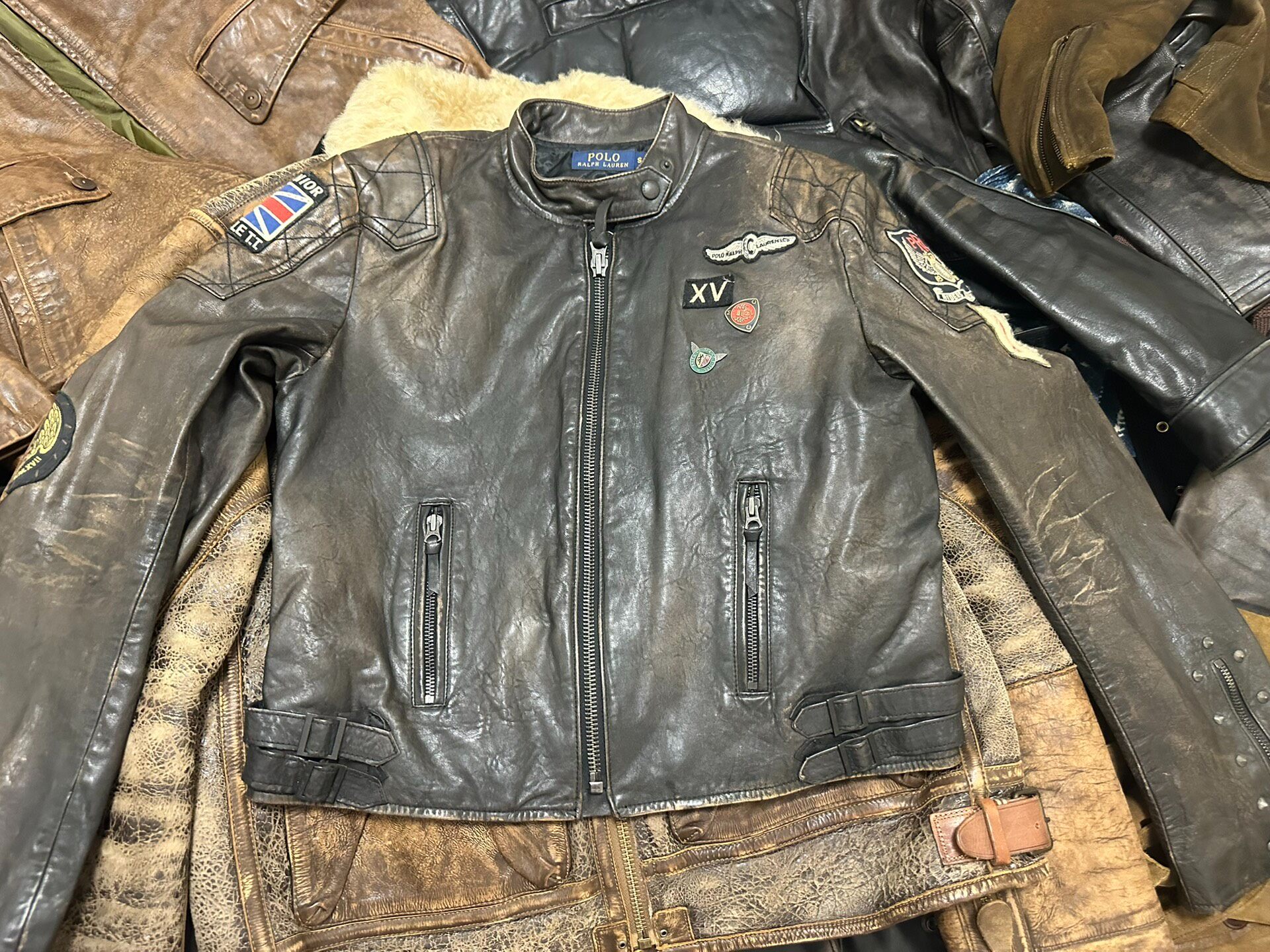 Polo Ralph Lauren Leather Moto Jacket