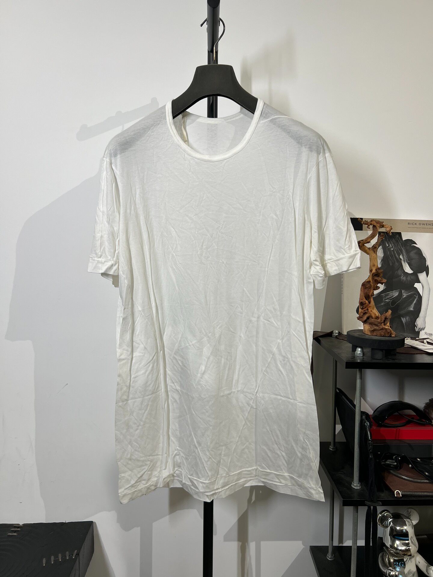 Boris Bidjan Saberi Basic White T-Shirt