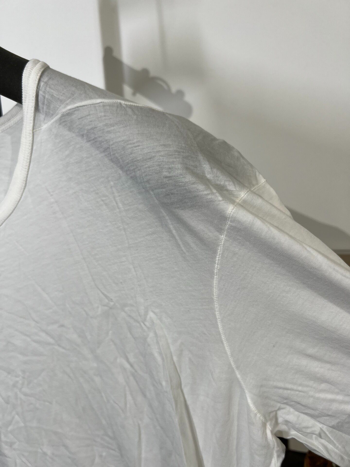 Boris Bidjan Saberi Basic White T-Shirt — back