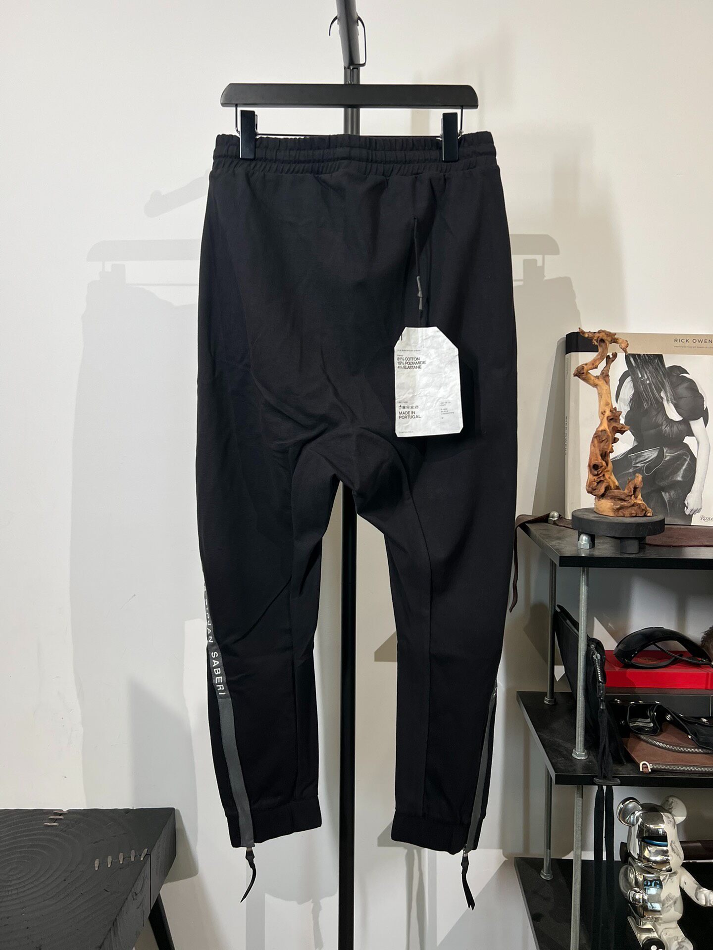 Boris Bidjan Saberi Drop Crotch Sweatpants — front