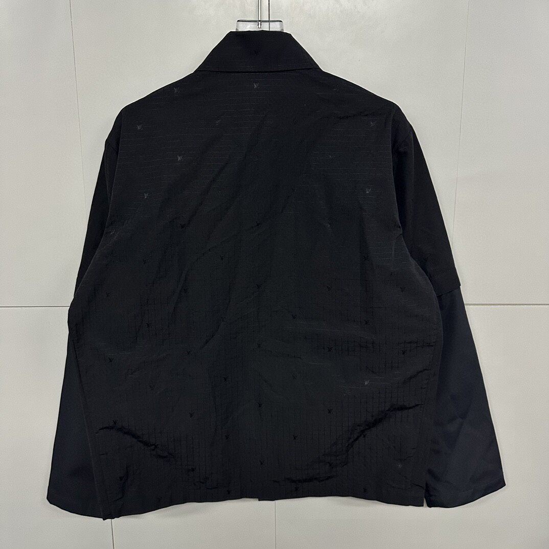 Louis Vuitton Detachable Sleeve Shirt Jacket — front