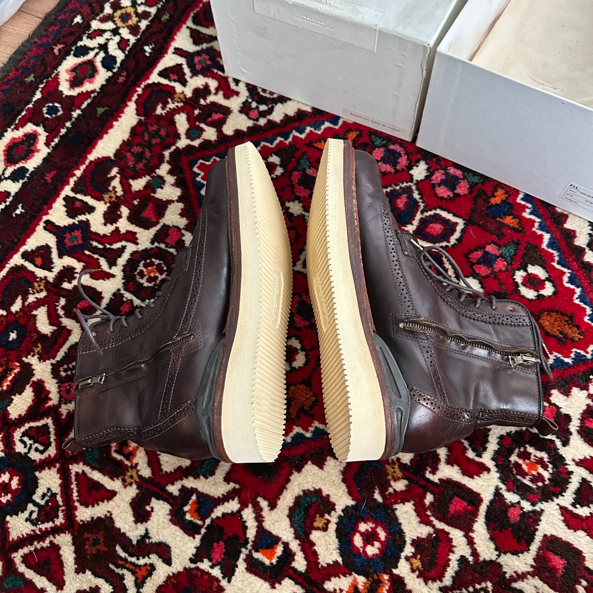Visvim 12AW Patrician Brogue Boots — detail