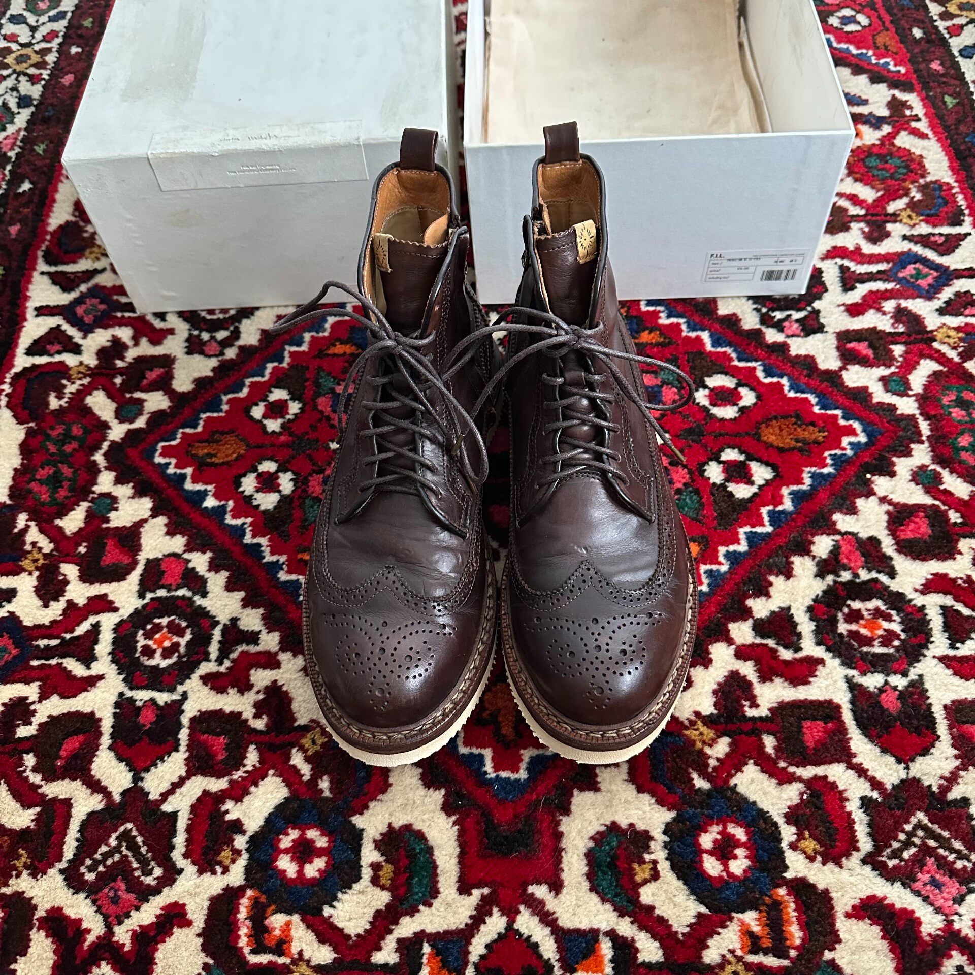 Visvim 12AW Patrician Brogue Boots