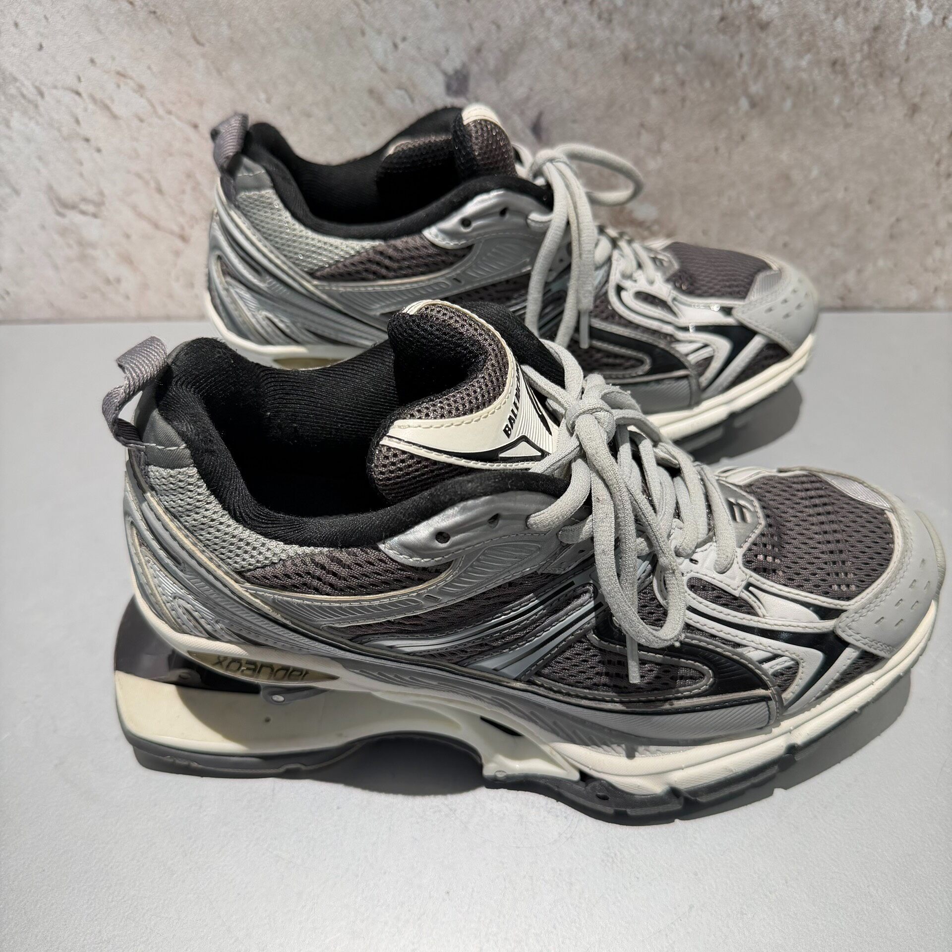 Balenciaga Grey Sneakers Size 38 — back