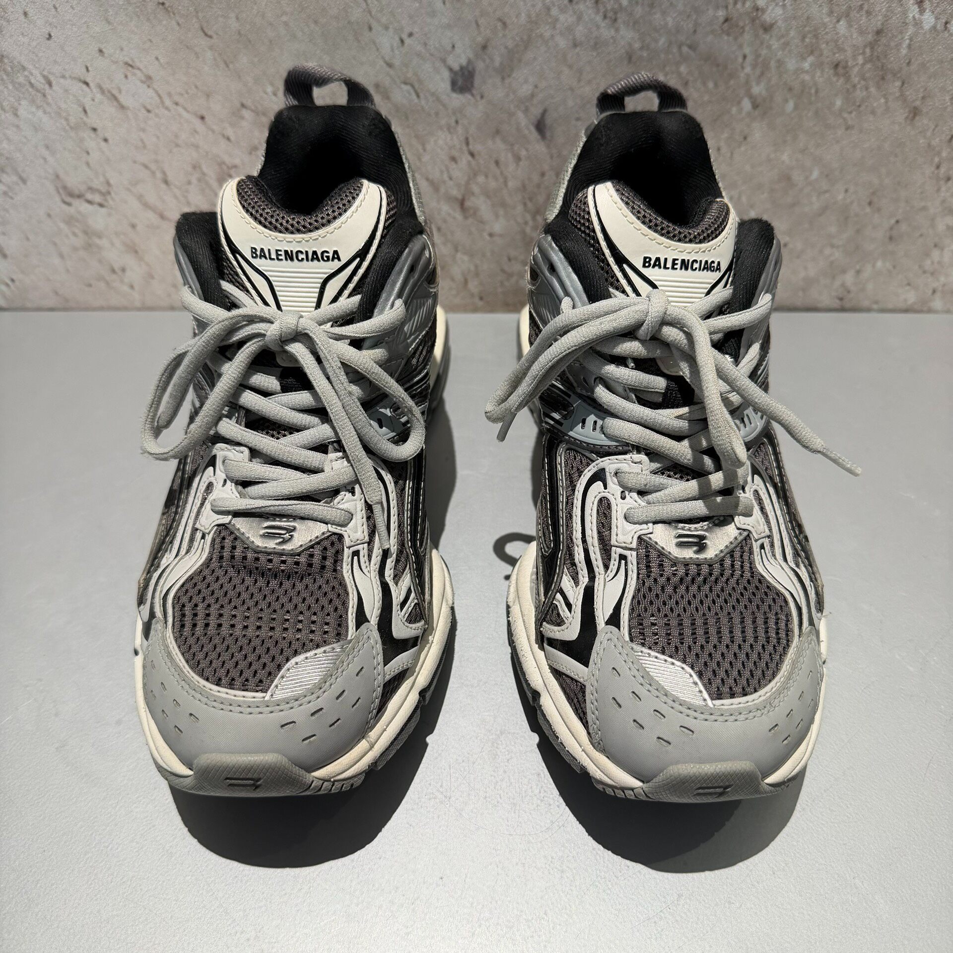 Balenciaga Grey Sneakers Size 38 — front