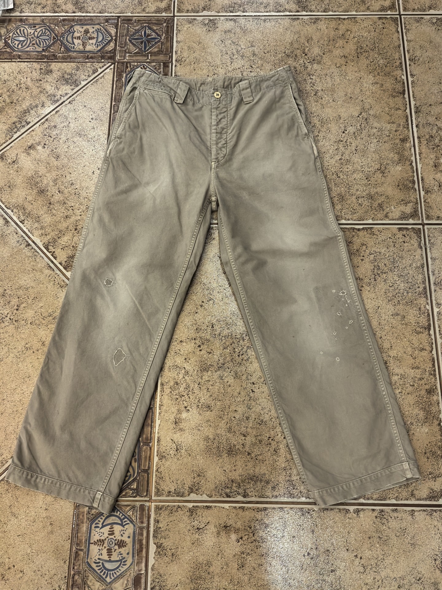 Visvim Wide Chino Crash Pants