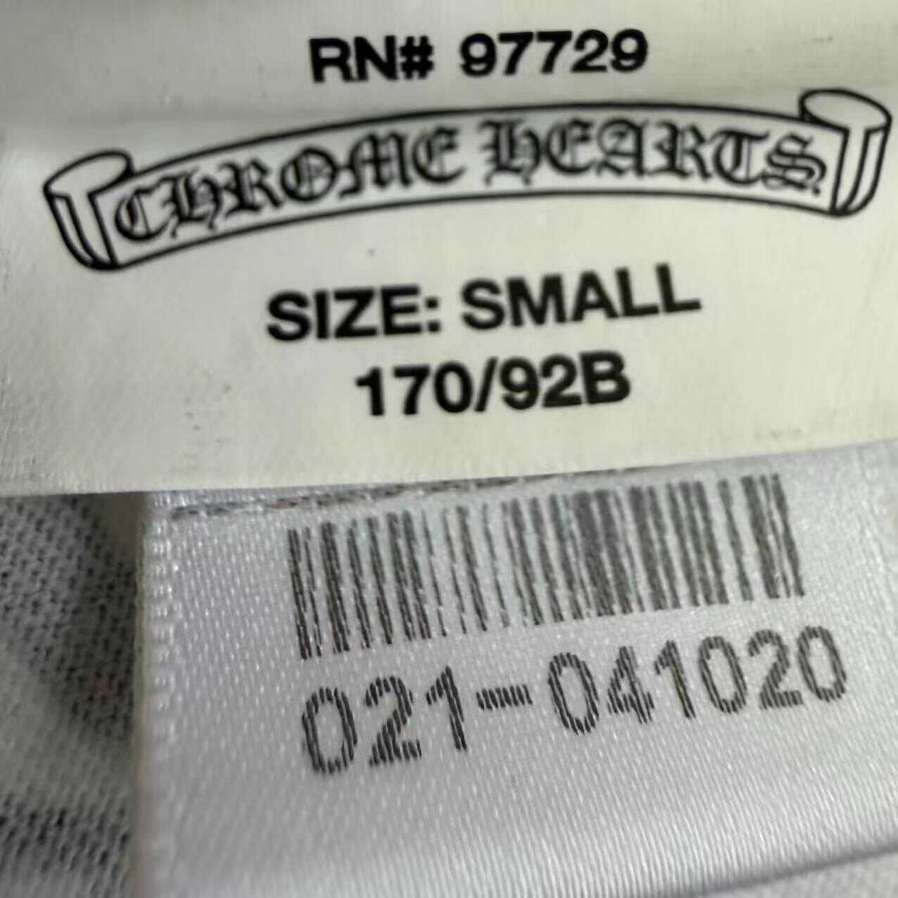 Chrome Hearts Hong Kong Limited White Longsleeve — back