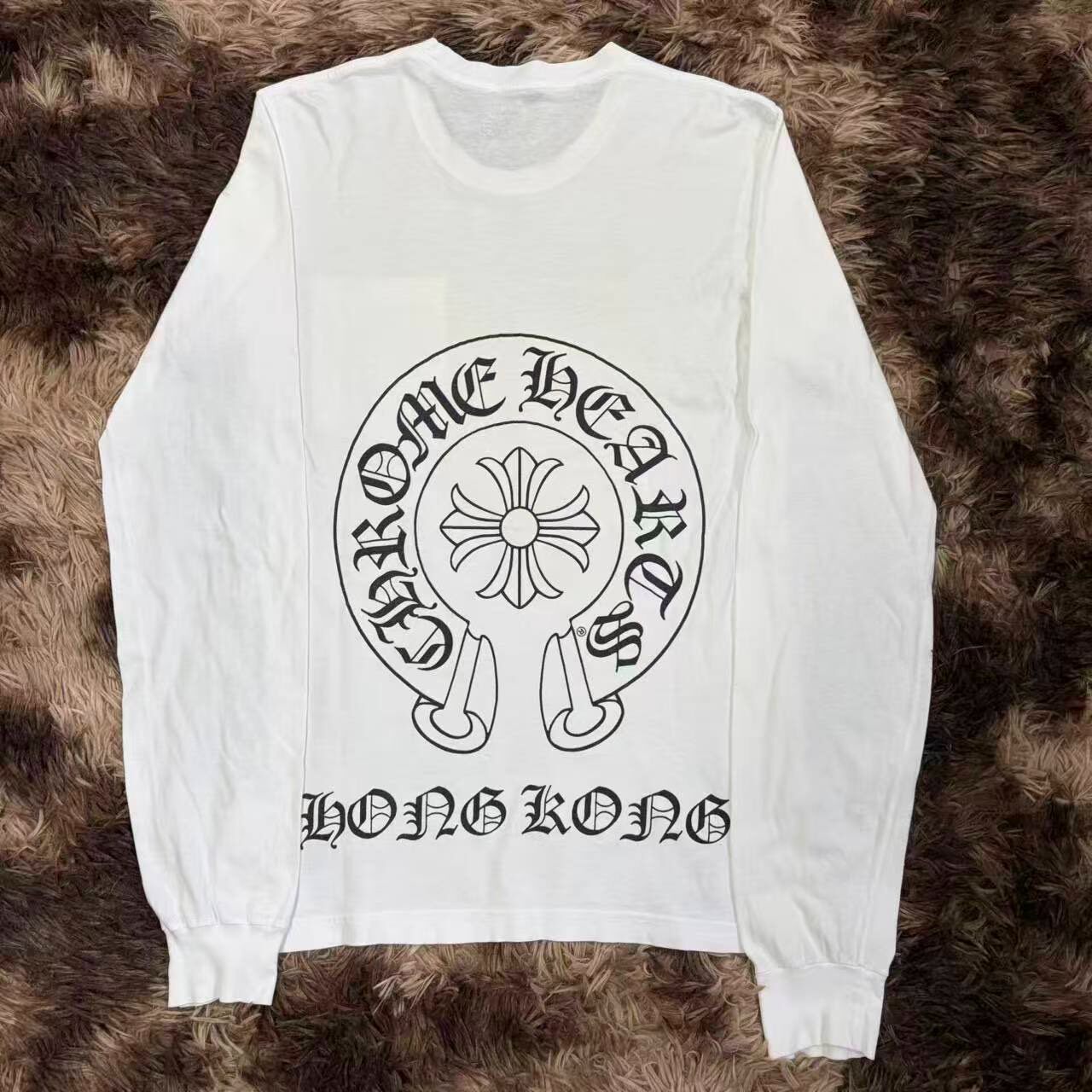 Chrome Hearts Hong Kong Limited White Longsleeve — front