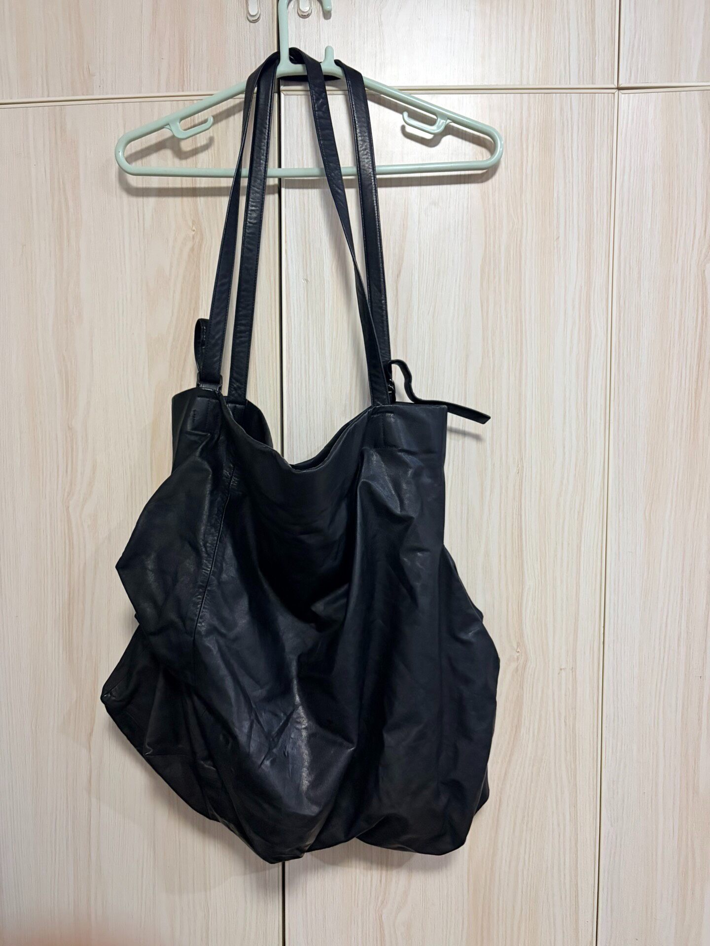 Yohji Yamamoto 24AW Leather Tote — detail