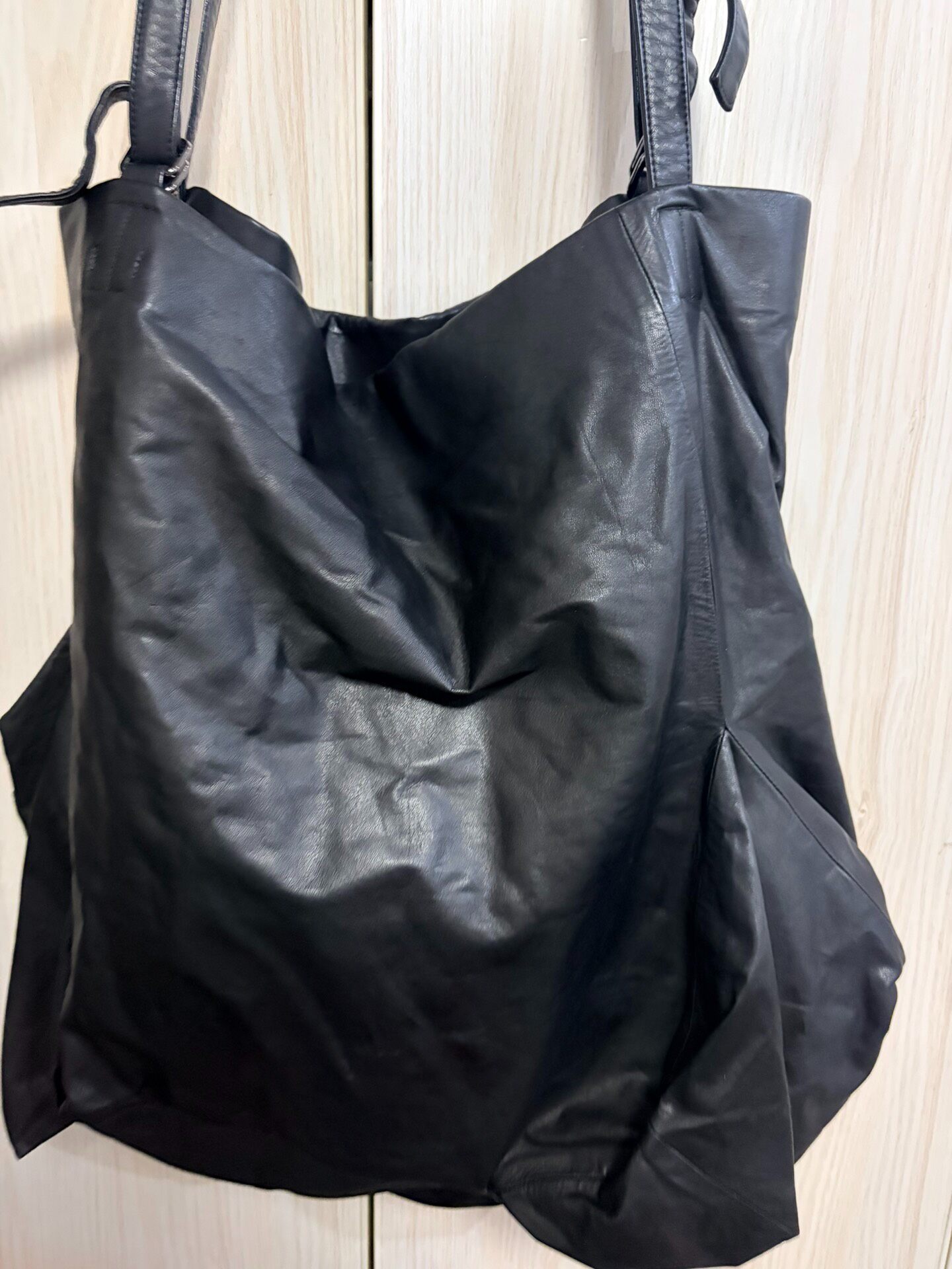 Yohji Yamamoto 24AW Leather Tote — front