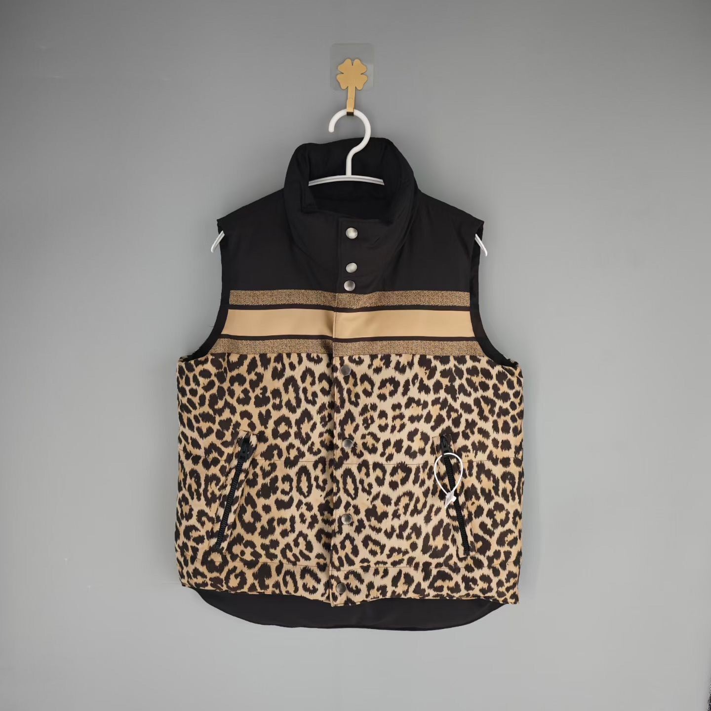 Dior Leopard Print Down Vest