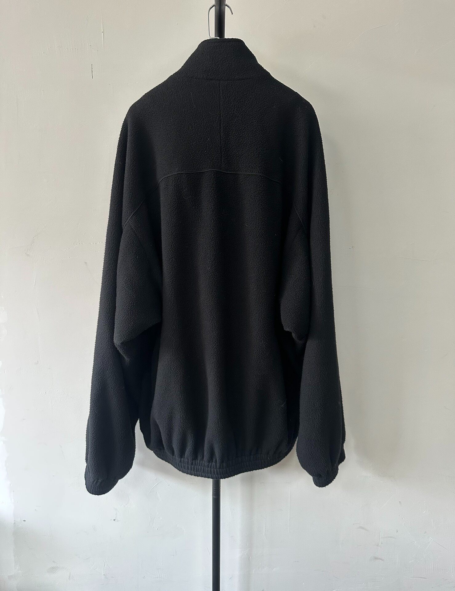 Balenciaga Black Stand-Collar Jacket — front