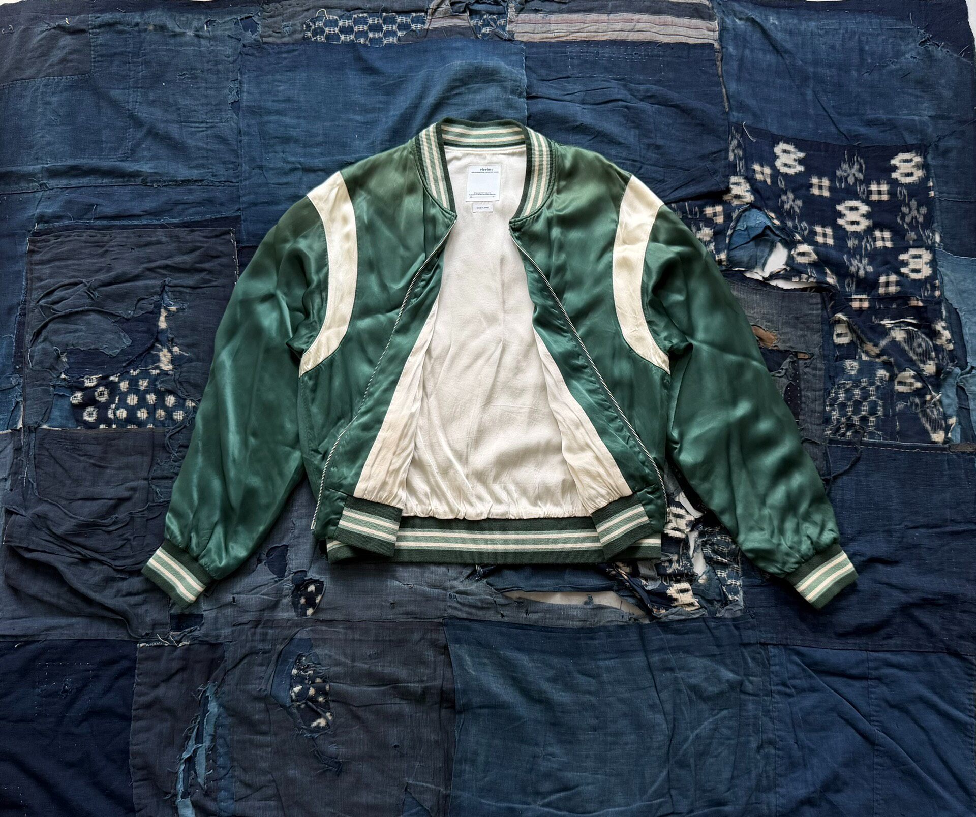 VISVIM 23SS Douglas Stadium Satin Jacket — front