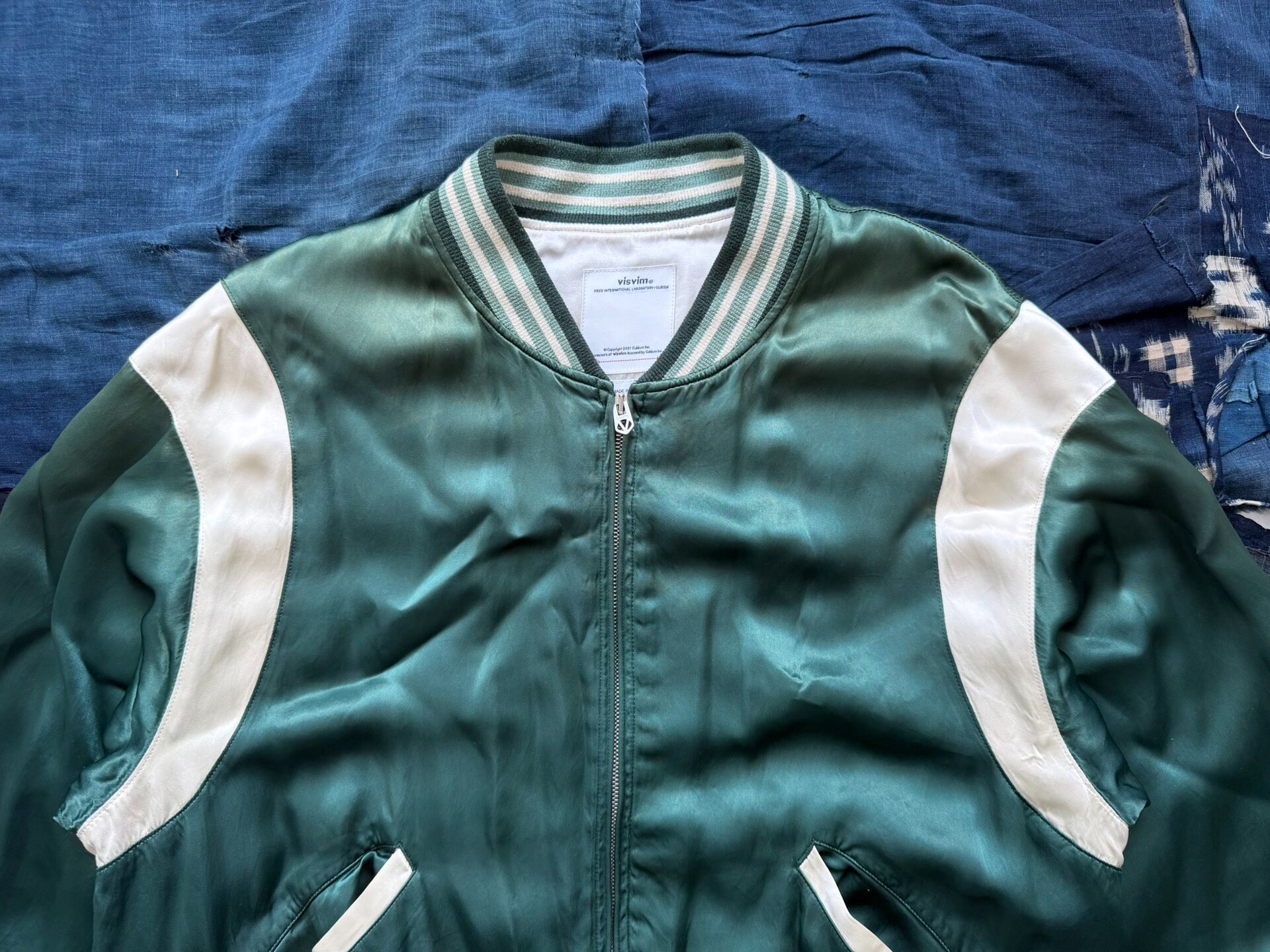 VISVIM 23SS Douglas Stadium Satin Jacket — back