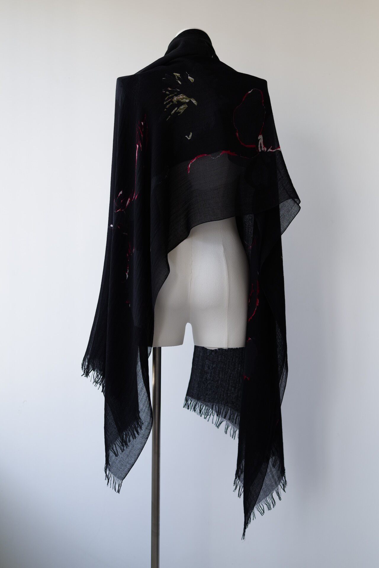 Yohji Yamamoto Y's Large Scarf — front
