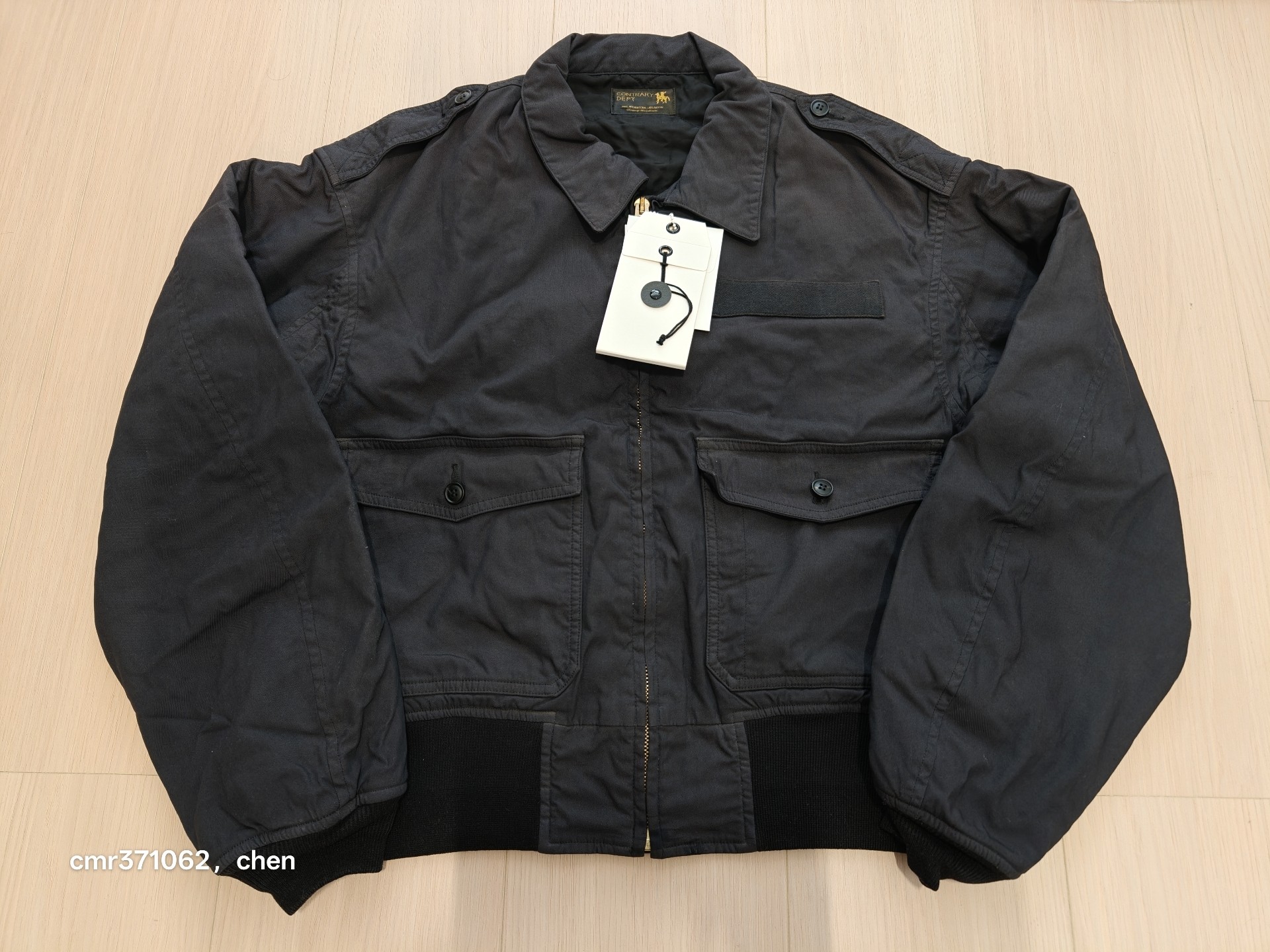 Visvim 23 Hilts C/D Black Military Jacket