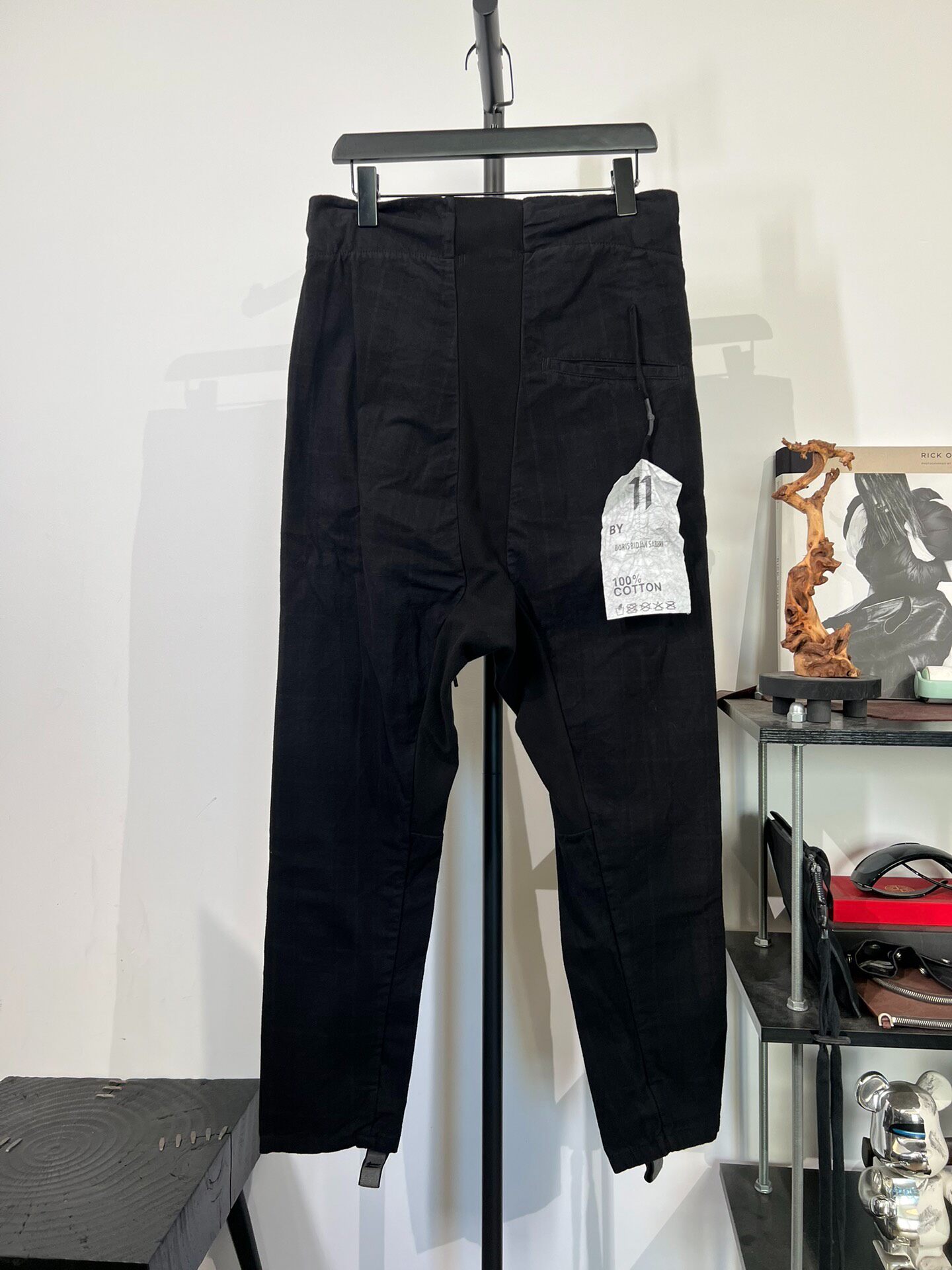 Boris Bidjan Saberi P19 Drop-Crotch Pants — front