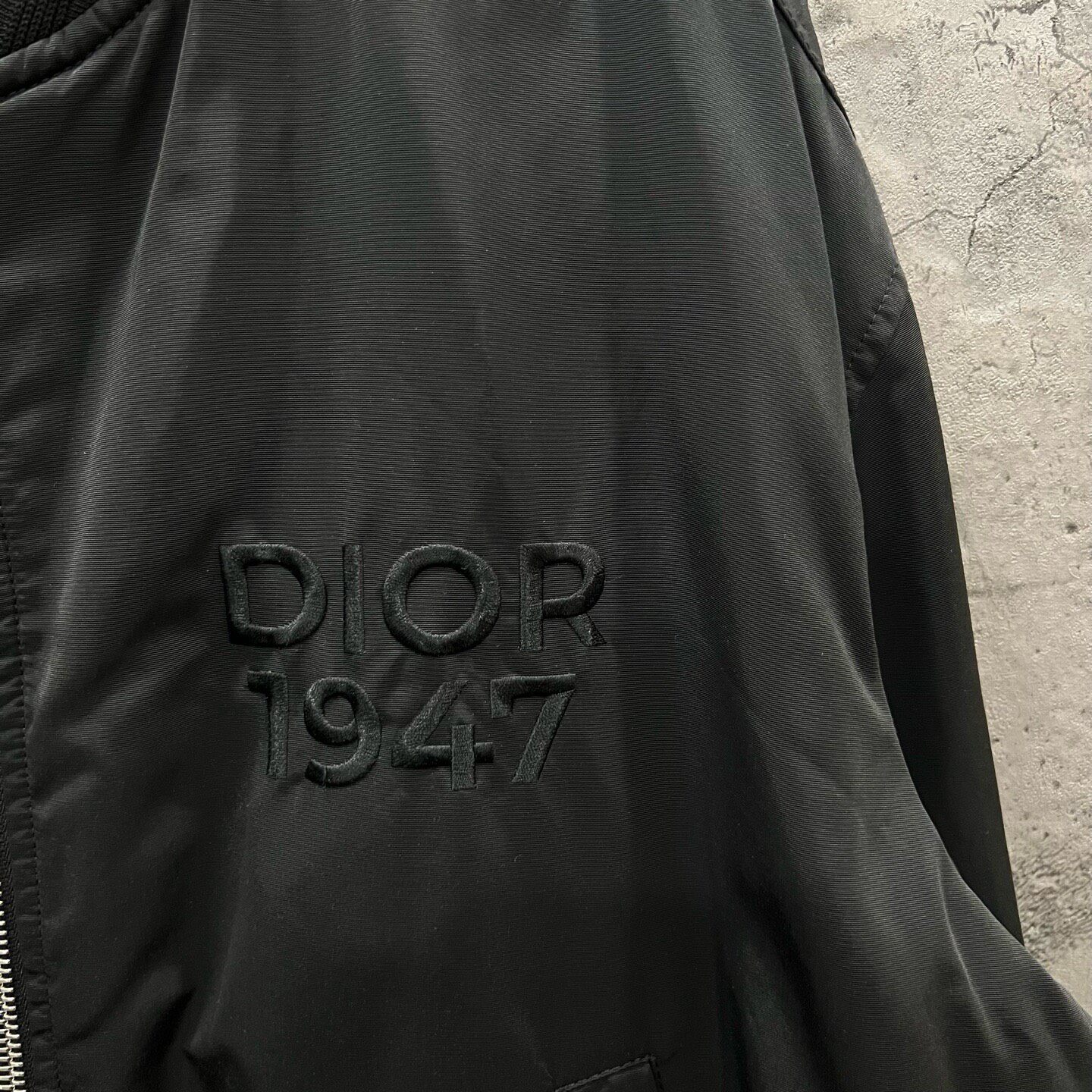 Dior 1947 Embroidered Bomber Jacket — front
