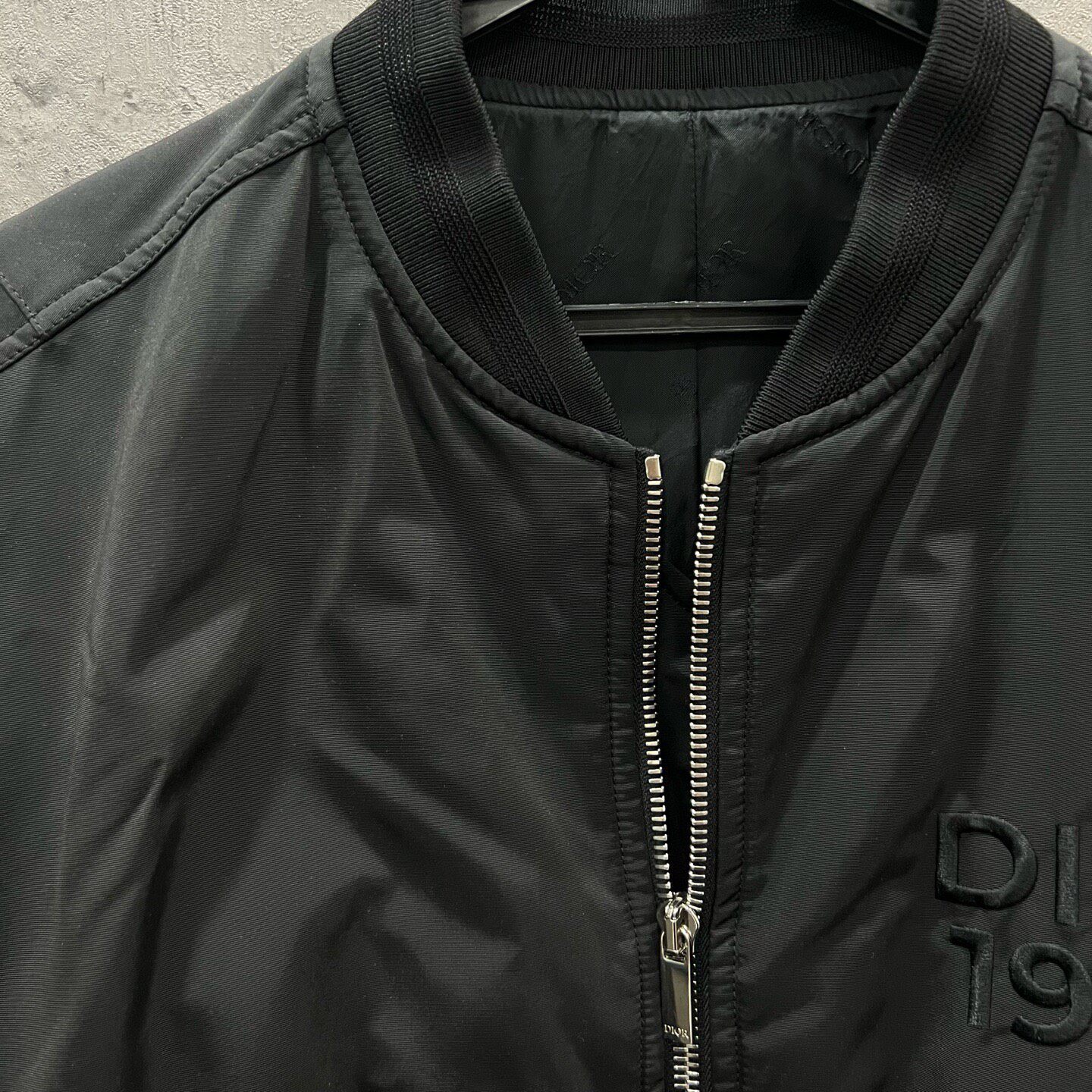 Dior 1947 Embroidered Bomber Jacket — detail