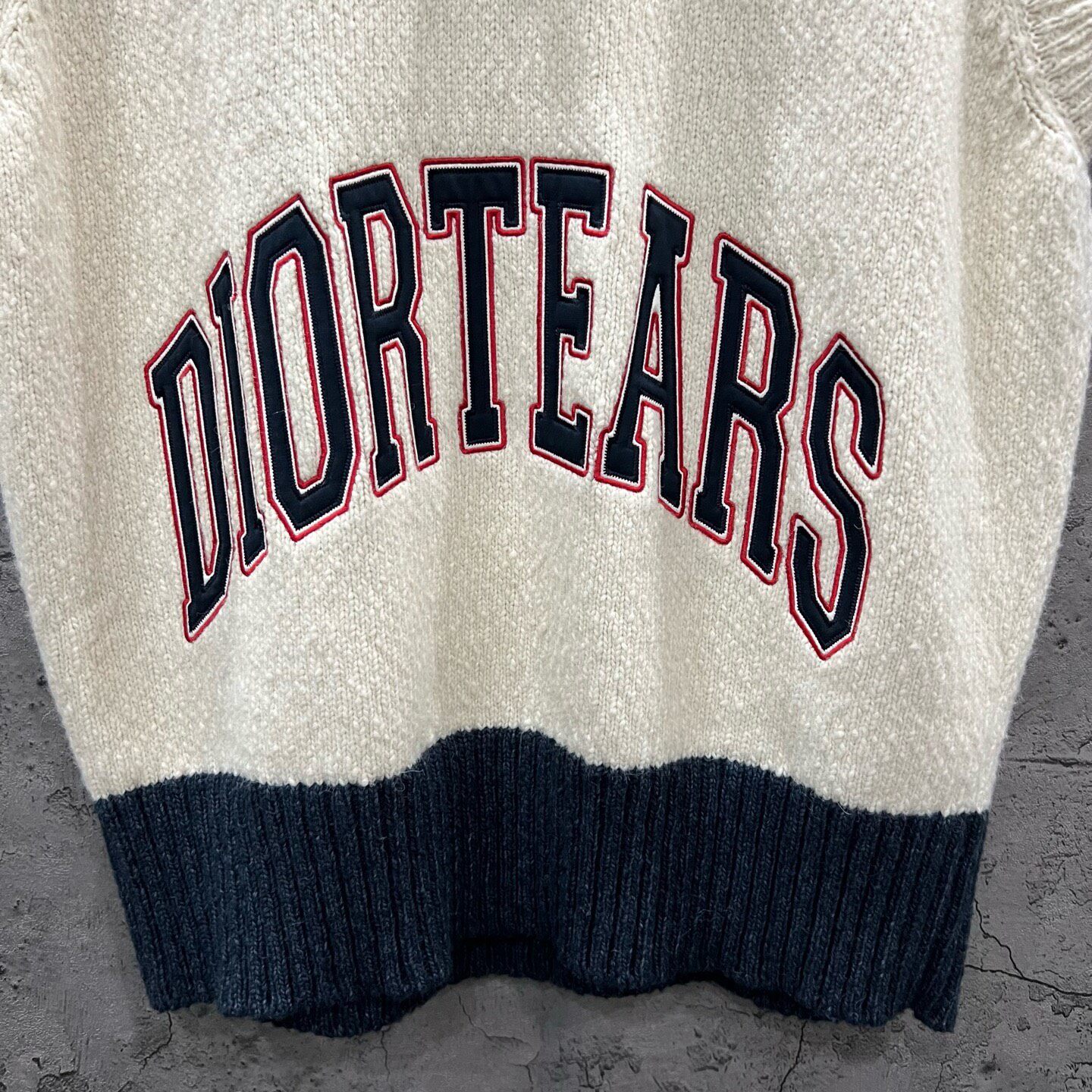 Dior x Denim Tears Knit Vest — front