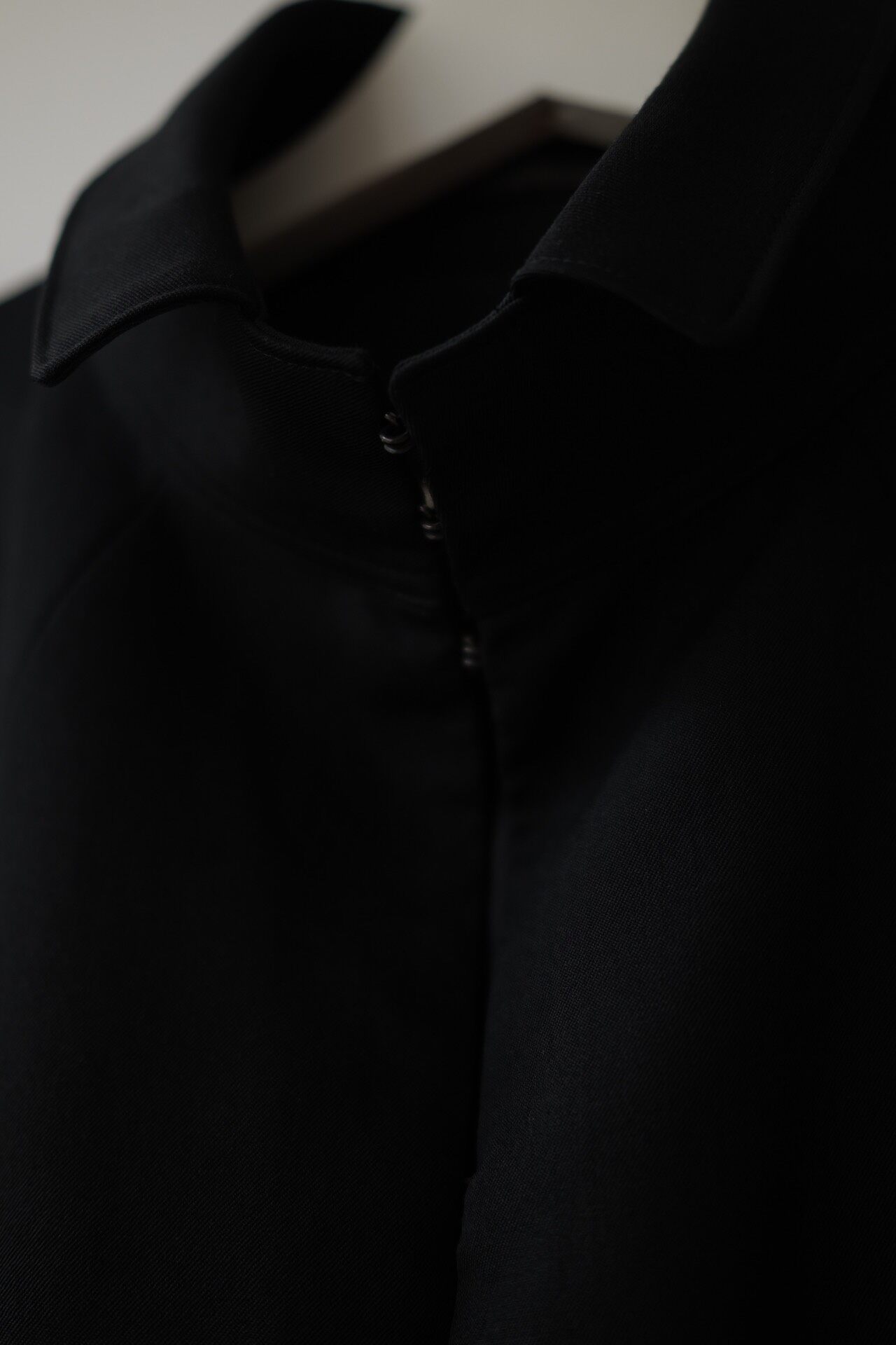 Yohji Yamamoto 22AW Black Wool Coat — back