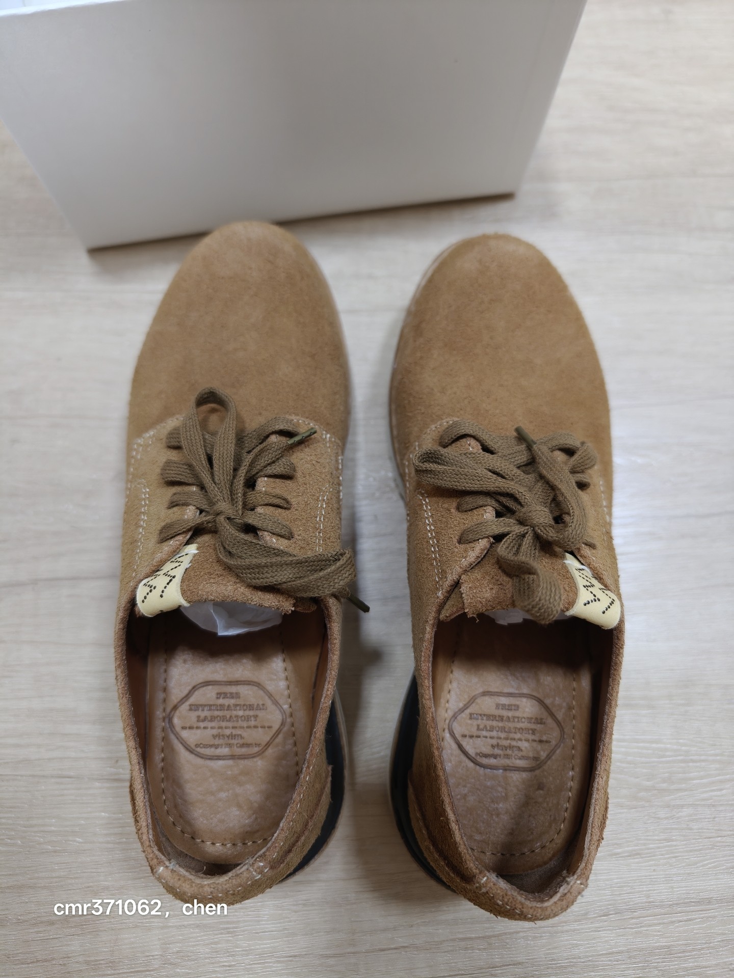 Visvim 20SS Virgil Plain Toe-Folk Shoes — label